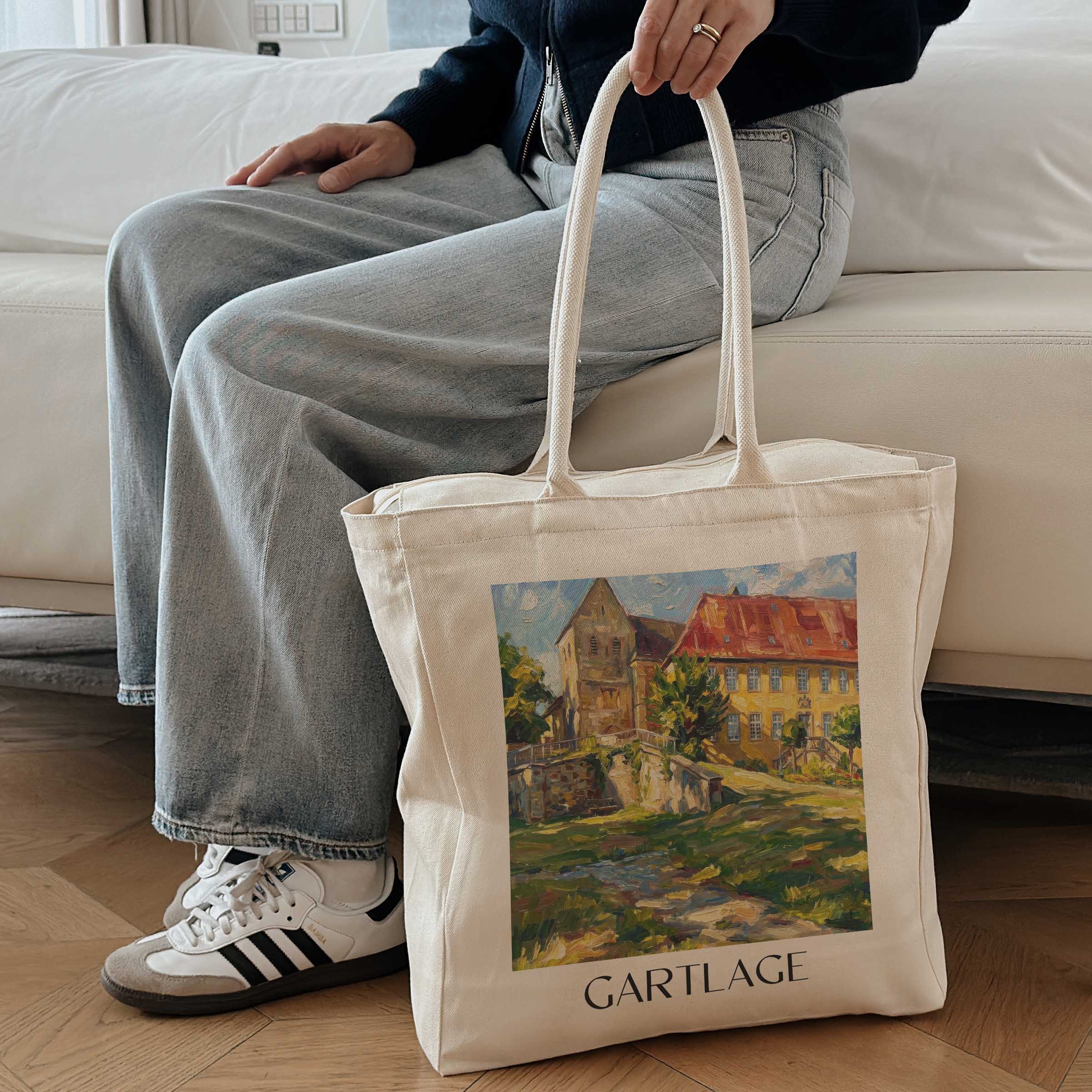 gartlage-osnabrück-deutschland-einkaufstasche-oil-painting-oelgemaelde