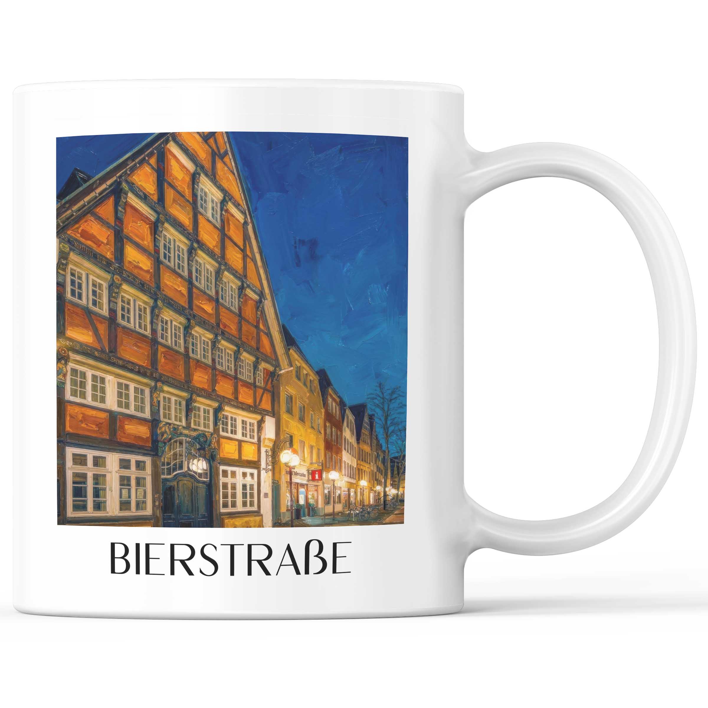 bierstraße-osnabrück-deutschland-kaffeebecher-oil-painting-oelgemaelde