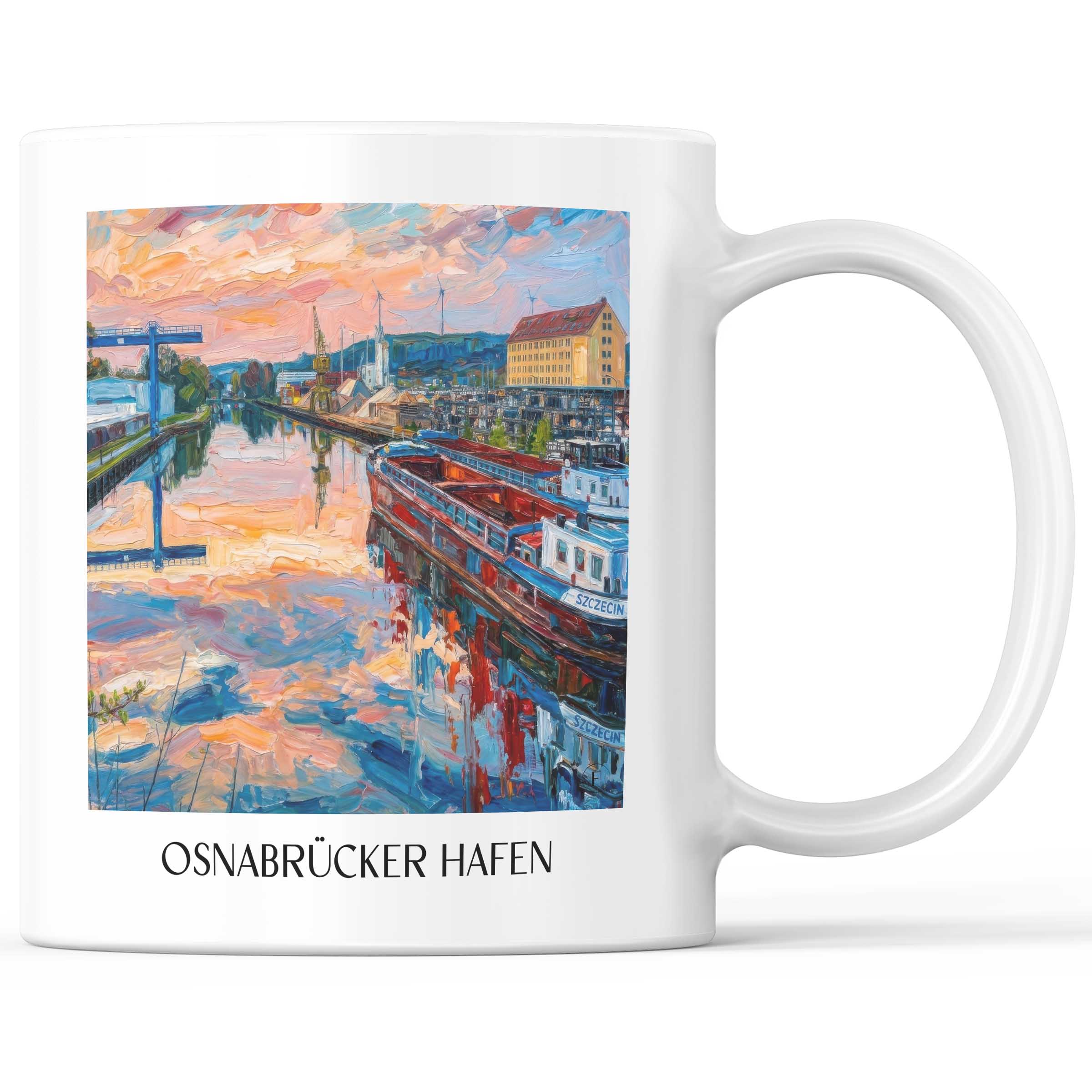 hafen-osnabrück-deutschland-kaffeebecher-oil-painting-oelgemaelde