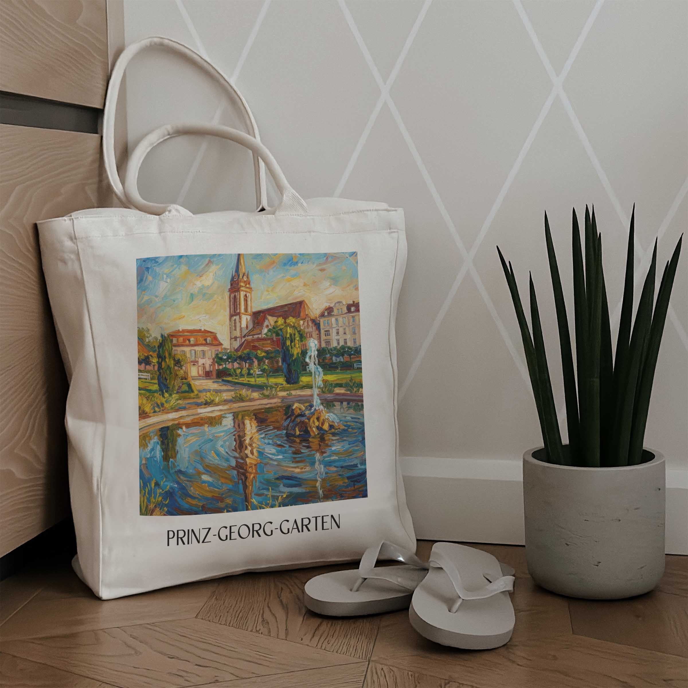 prinz-georg-garten-darmstadt-deutschland-einkaufstasche-oil-painting-oelgemaelde
