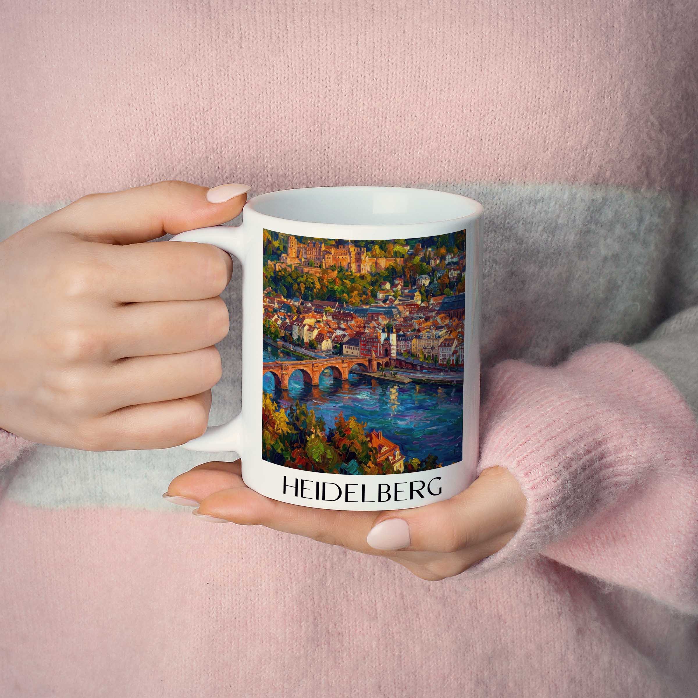heidelberg-baden-württemberg-deutschland-kaffeebecher-oil-painting-oelgemaelde