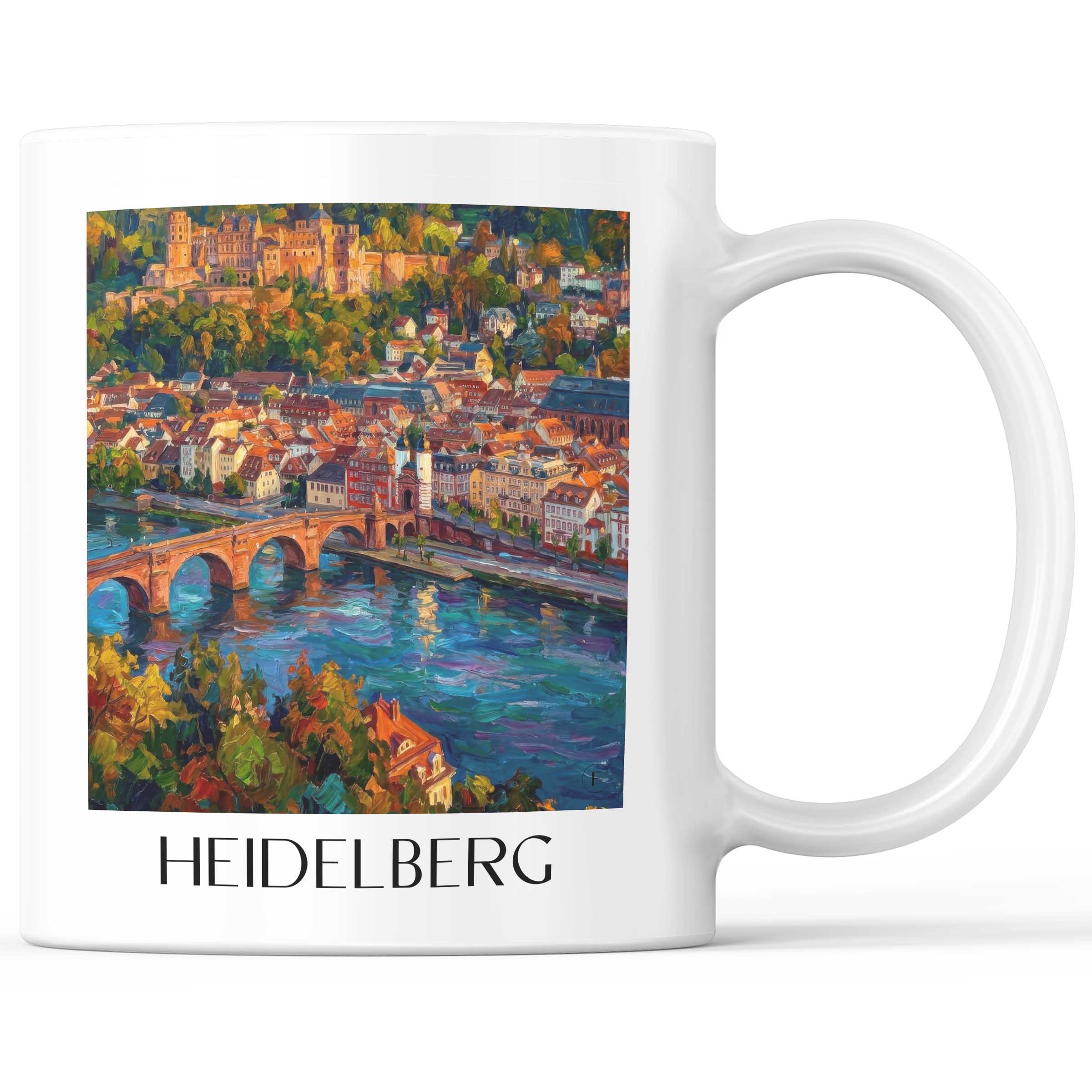 heidelberg-baden-württemberg-deutschland-kaffeebecher-oil-painting-oelgemaelde