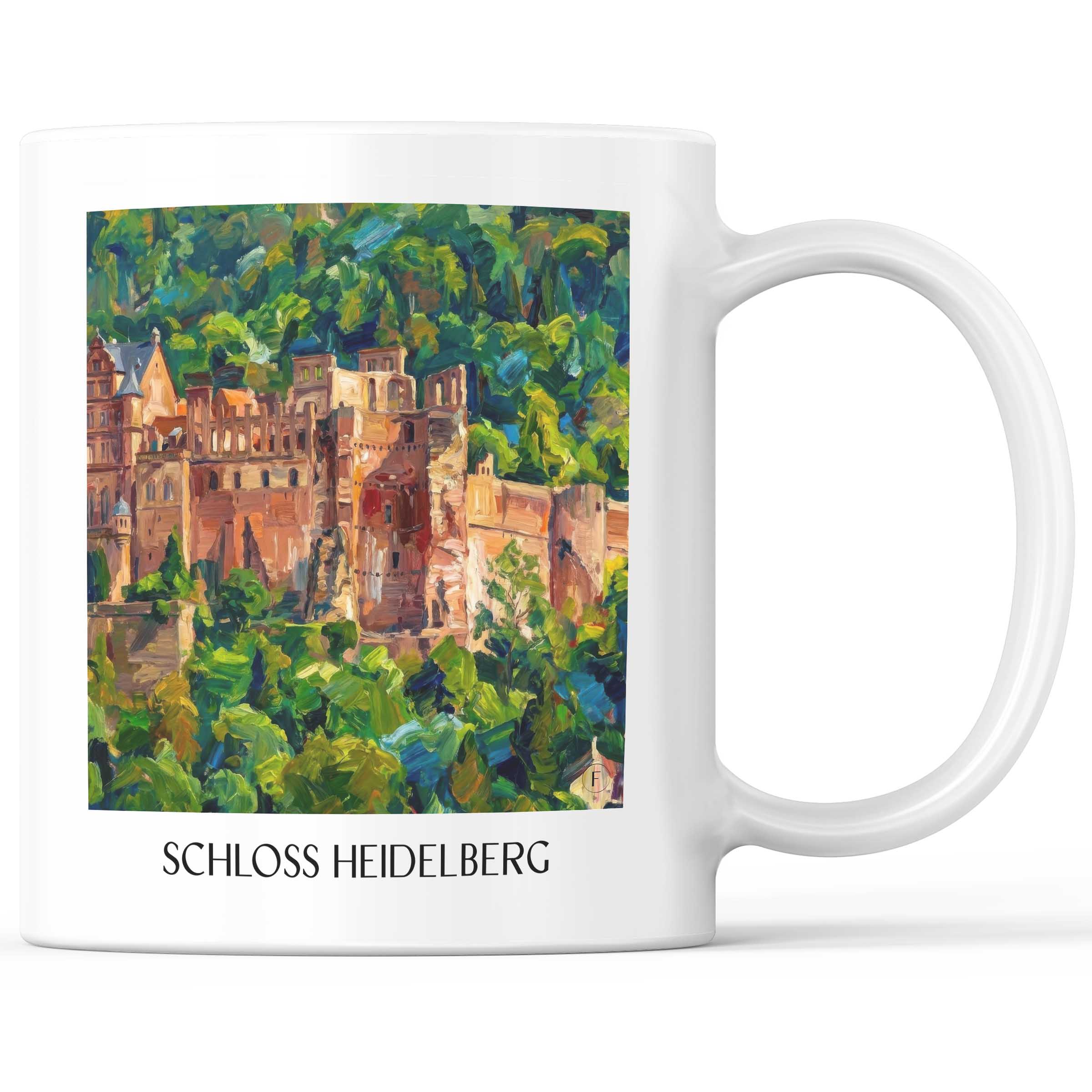 schloss-heidelberg-baden-württemberg-deutschland-kaffeebecher-oil-painting-oelgemaelde