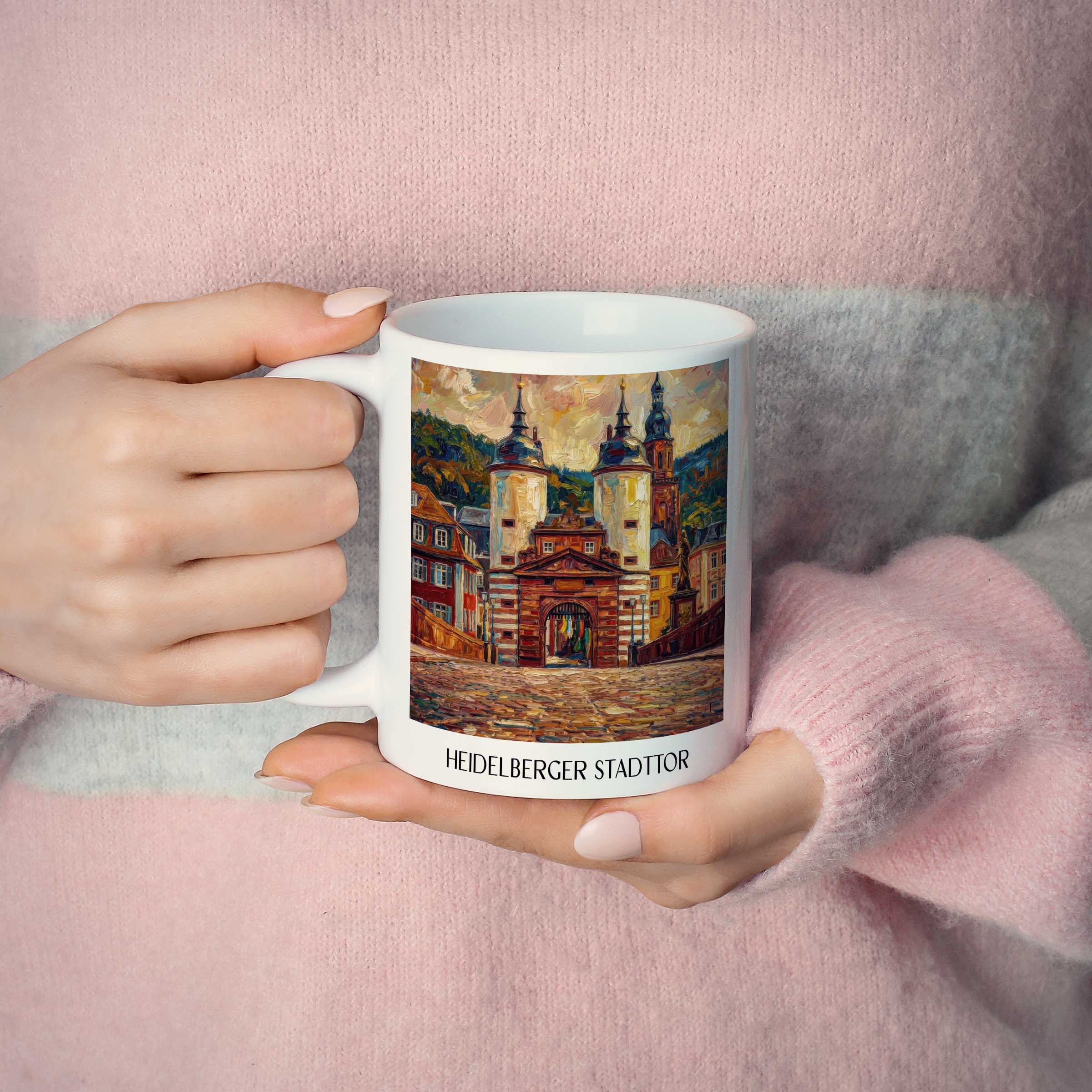 stadttor-heidelberg-deutschland-kaffeebecher-oil-painting-oelgemaelde