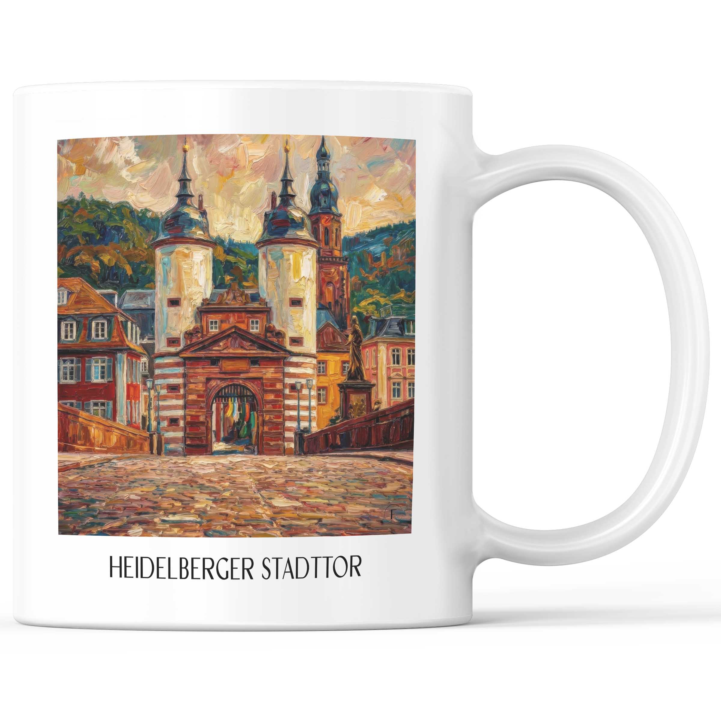 stadttor-heidelberg-deutschland-kaffeebecher-oil-painting-oelgemaelde