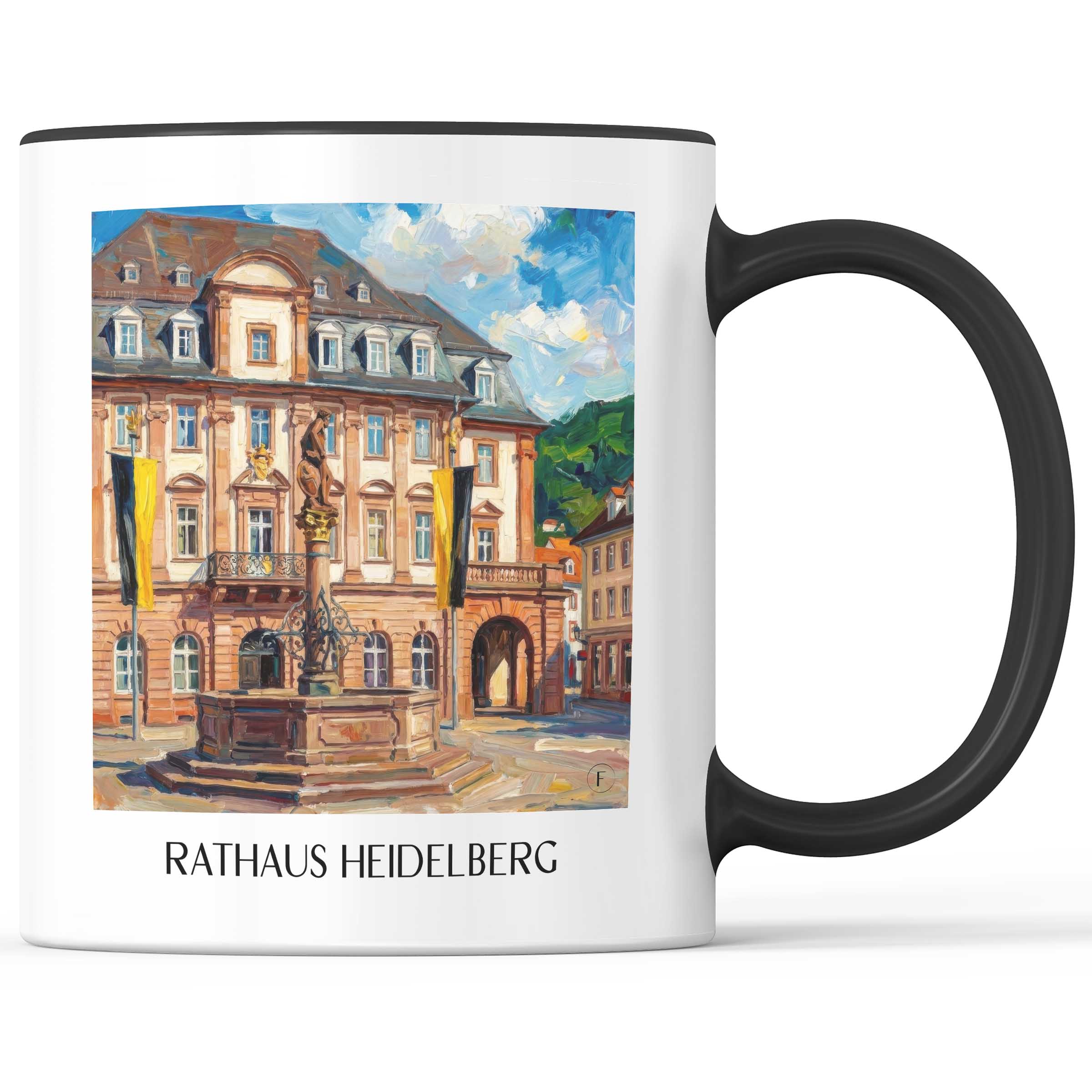 rathaus-heidelberg-deutschland-kaffeebecher-oil-painting-oelgemaelde