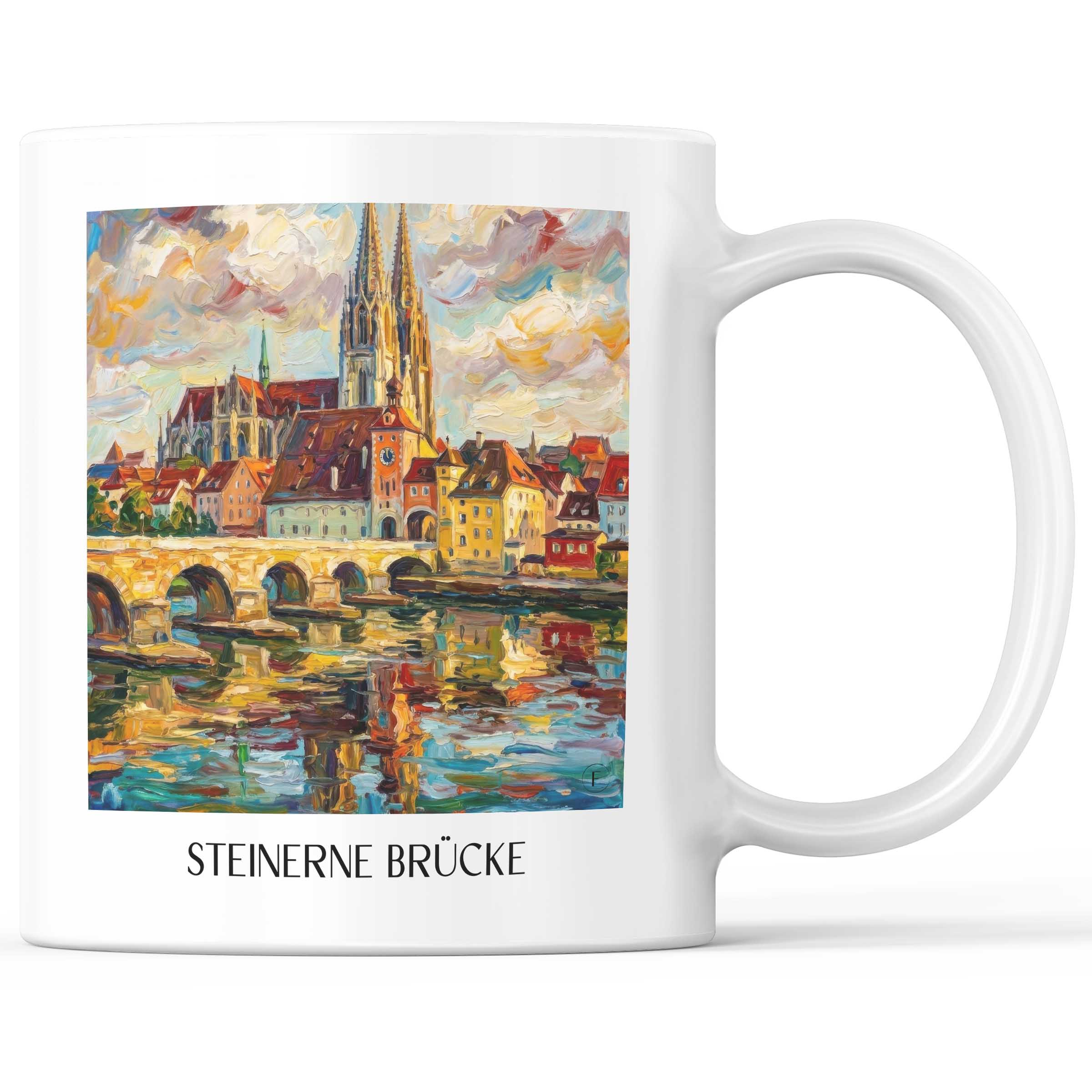 steinerne-brücke-regensburg-deutschland-kaffeebecher-oil-painting-oelgemaelde