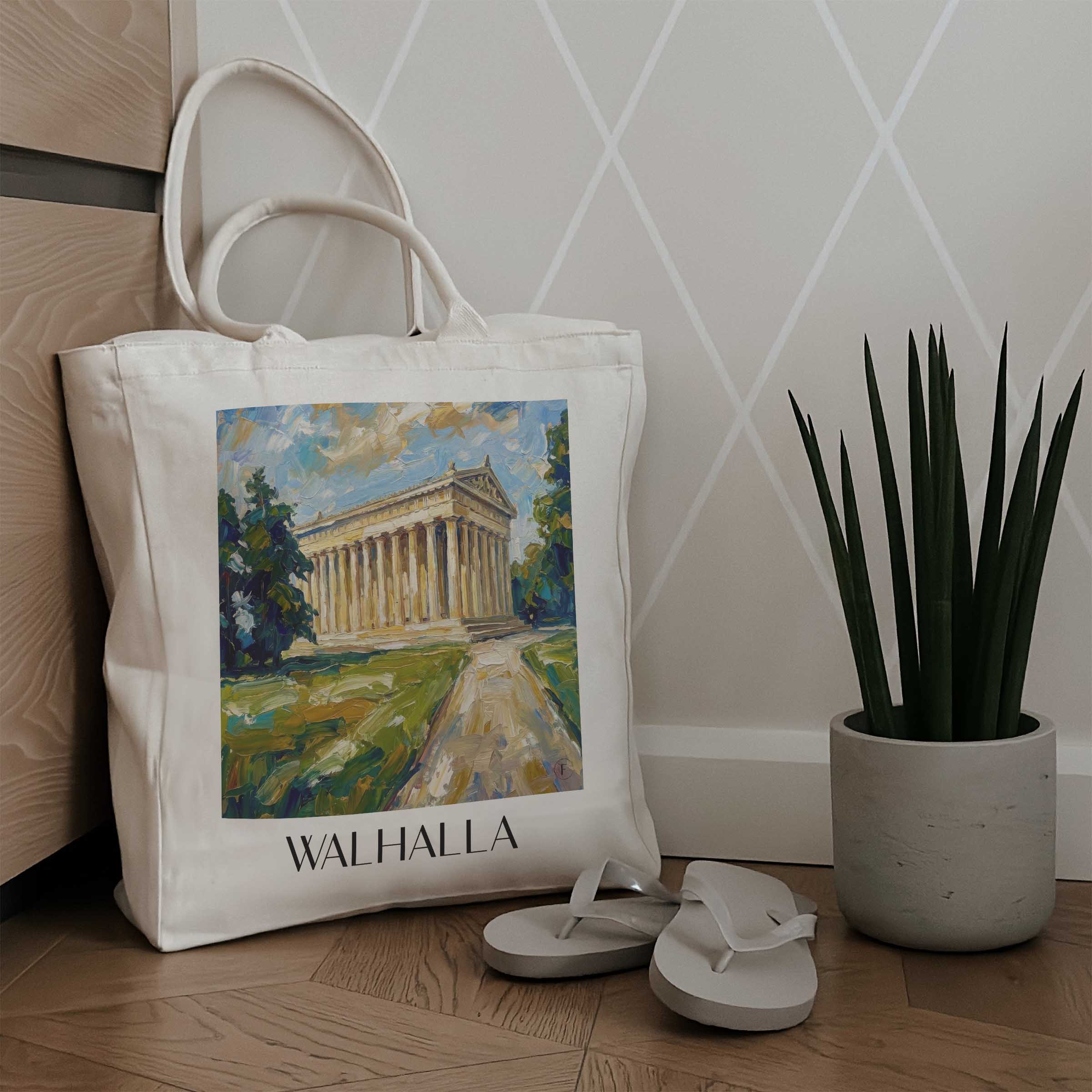 walhalla-regensburg-deutschland-einkaufstasche-oil-painting-oelgemaelde