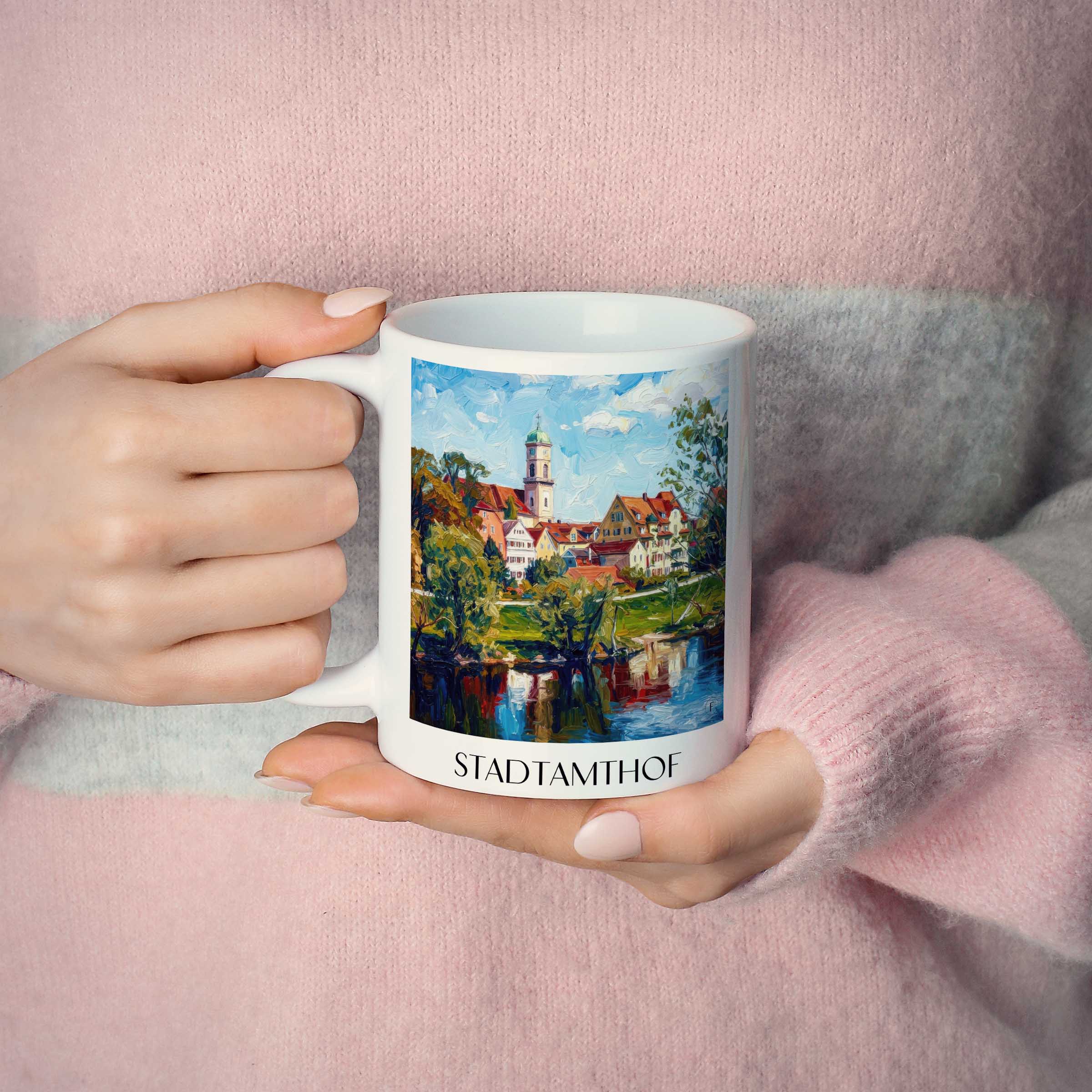 stadtamthof-regensburg-deutschland-kaffeebecher-oil-painting-oelgemaelde