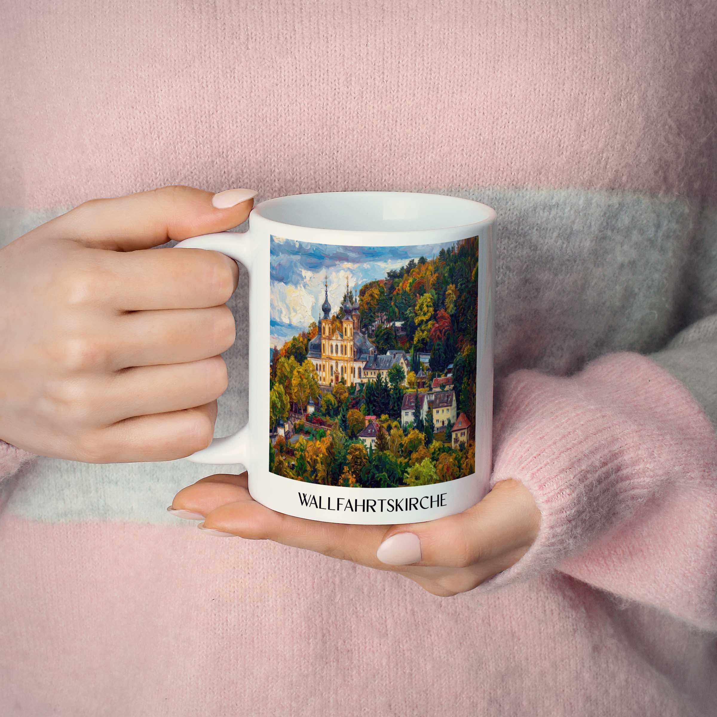 wallfahrtskirche-würzburg-deutschland-kaffeebecher-oil-painting-oelgemaelde