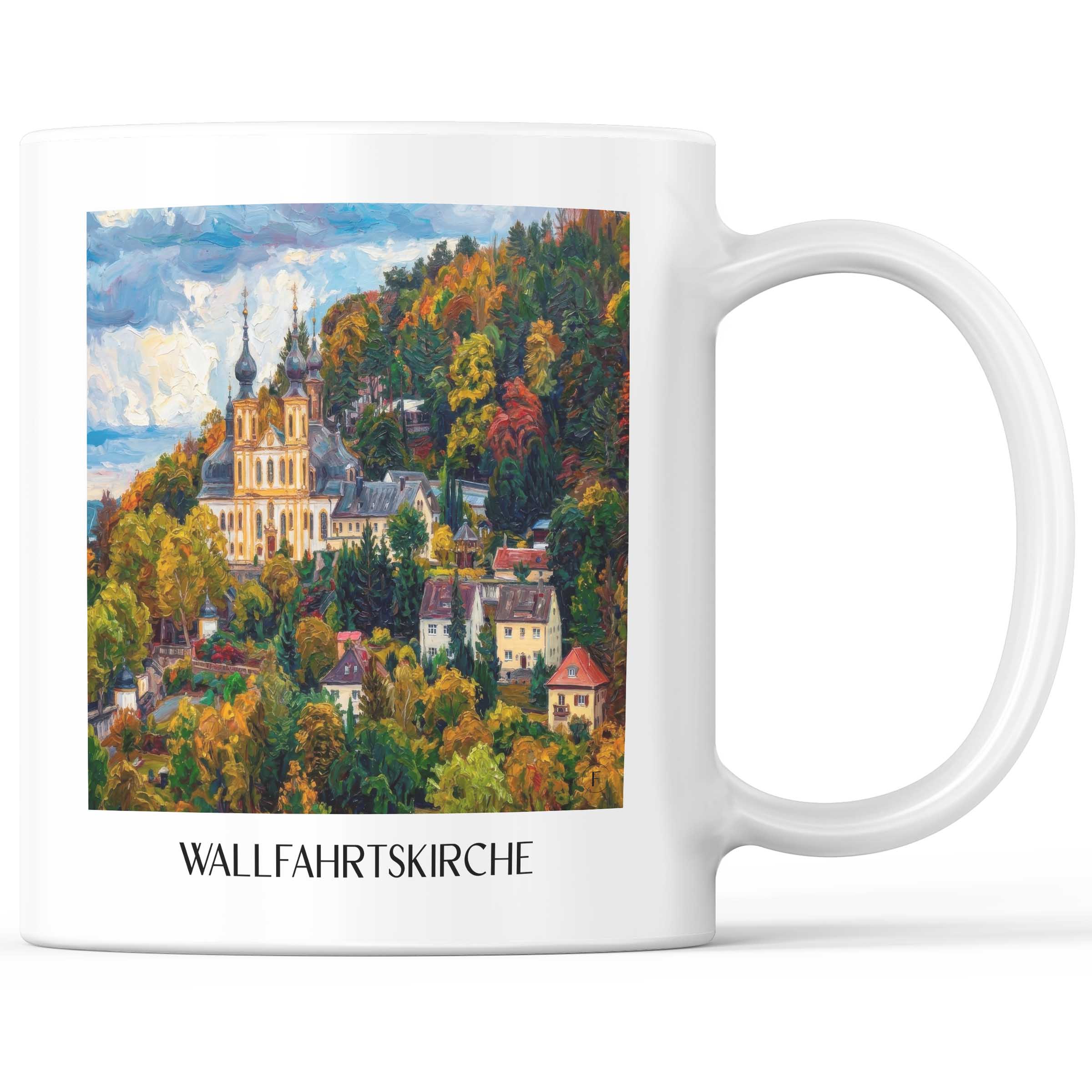 wallfahrtskirche-würzburg-deutschland-kaffeebecher-oil-painting-oelgemaelde