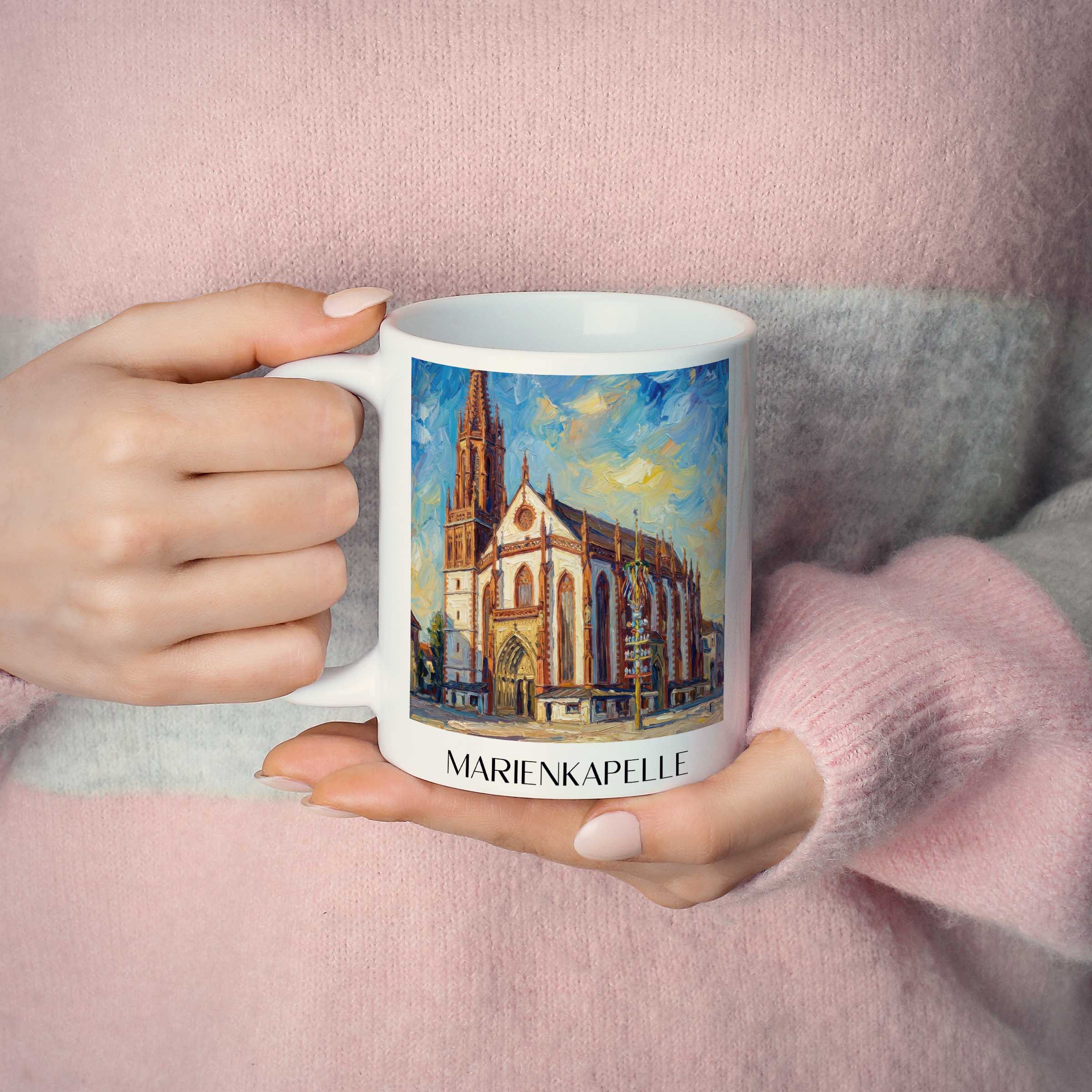marienkapelle-würzburg-deutschland-kaffeebecher-oil-painting-oelgemaelde