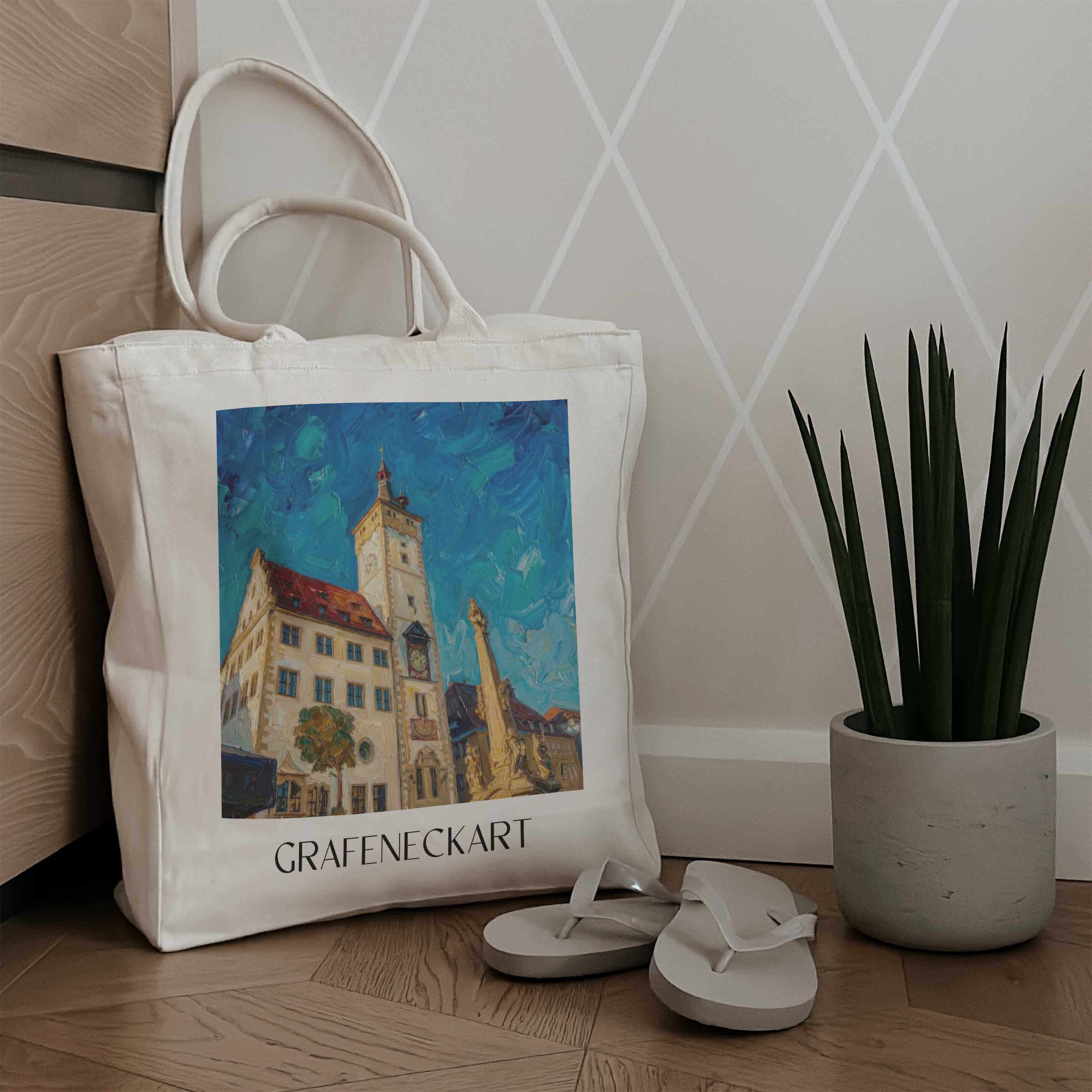 grafeneckart-würzburg-deutschland-einkaufstasche-oil-painting-oelgemaelde