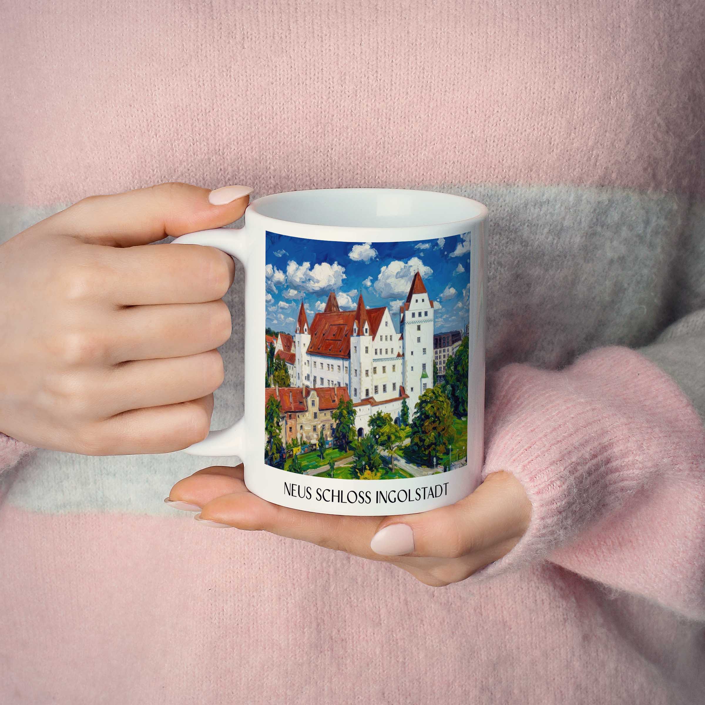 neues-schloss-ingolstadt-deutschland-kaffeebecher-oil-painting-oelgemaelde