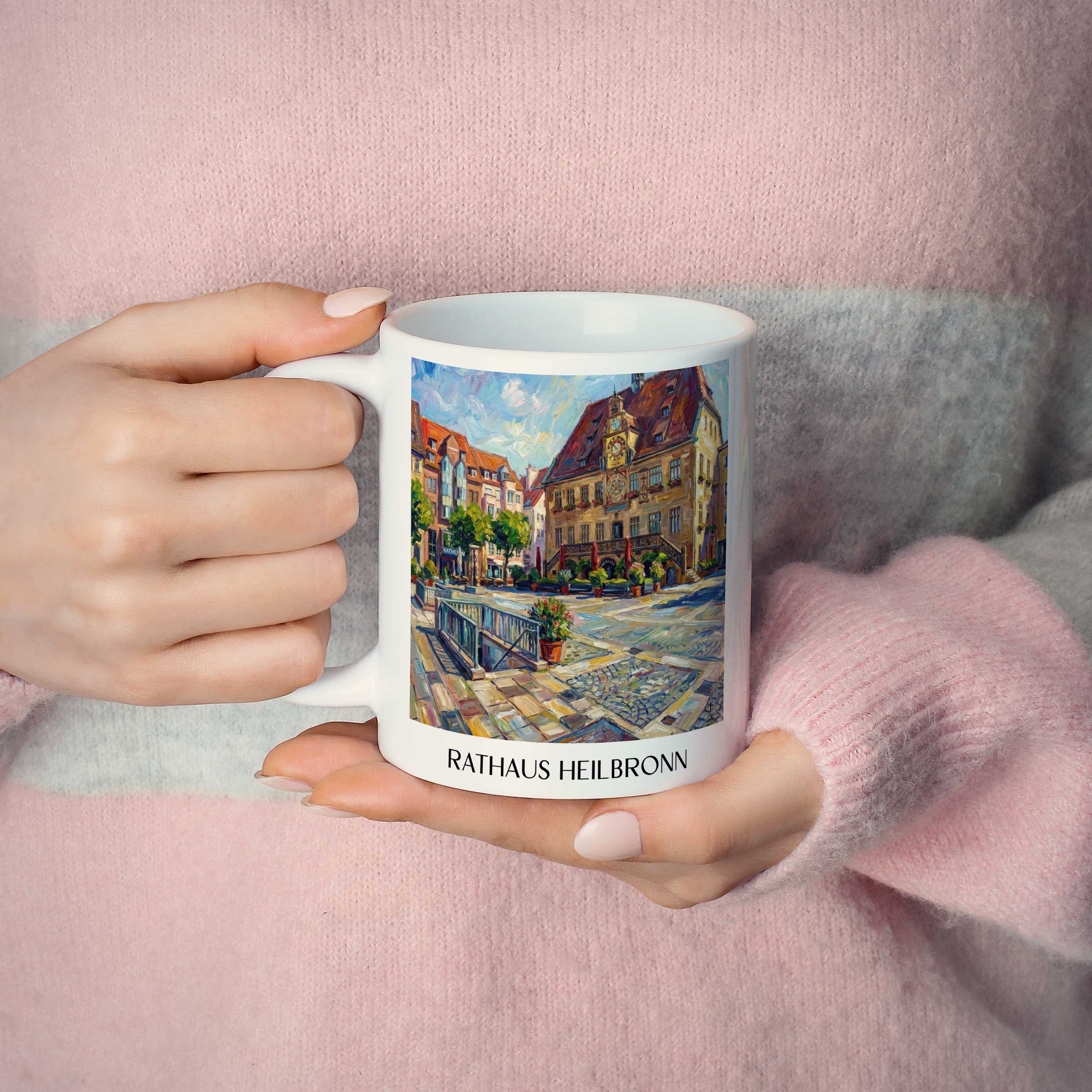 rathaus-heilbronn-deutschland-kaffeebecher-oil-painting-oelgemaelde