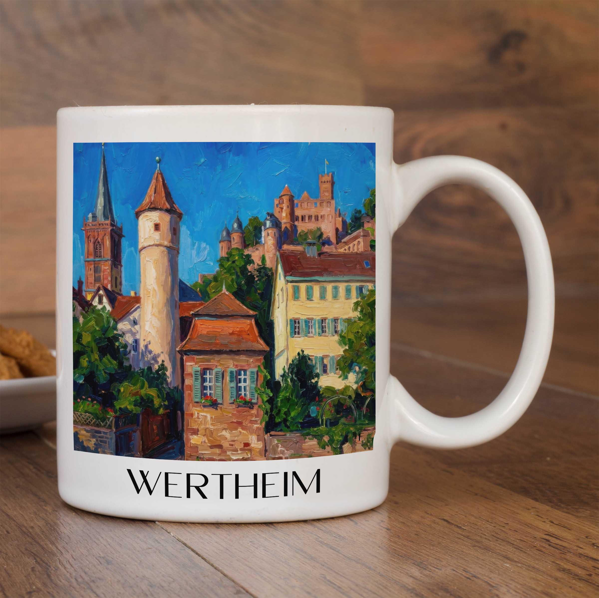 wertheim-main-tauber-tal-deutschland-kaffeebecher-oil-painting-oelgemaelde