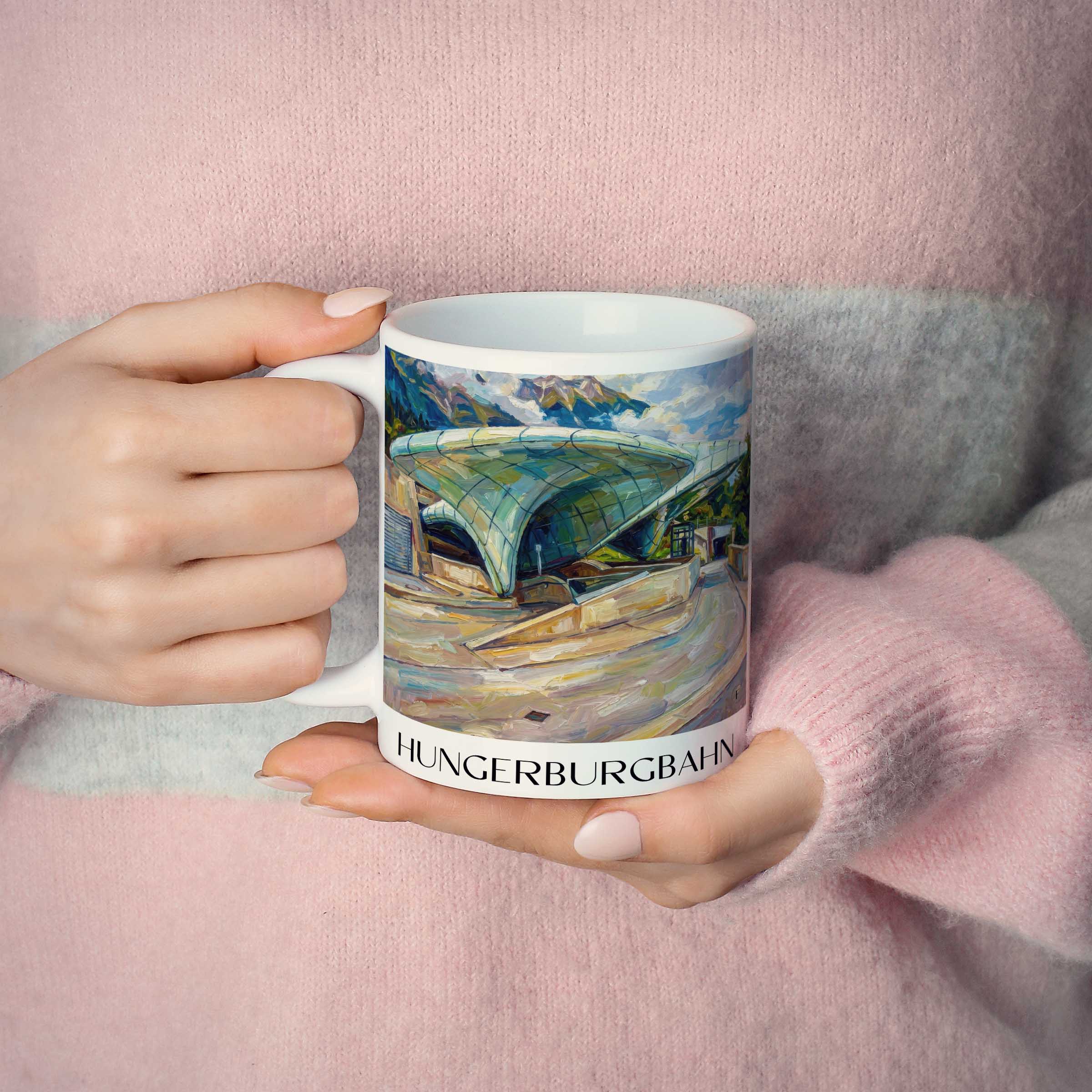hungerburgbahn-innsbruck-österreich-kaffeebecher-oil-painting-oelgemaelde
