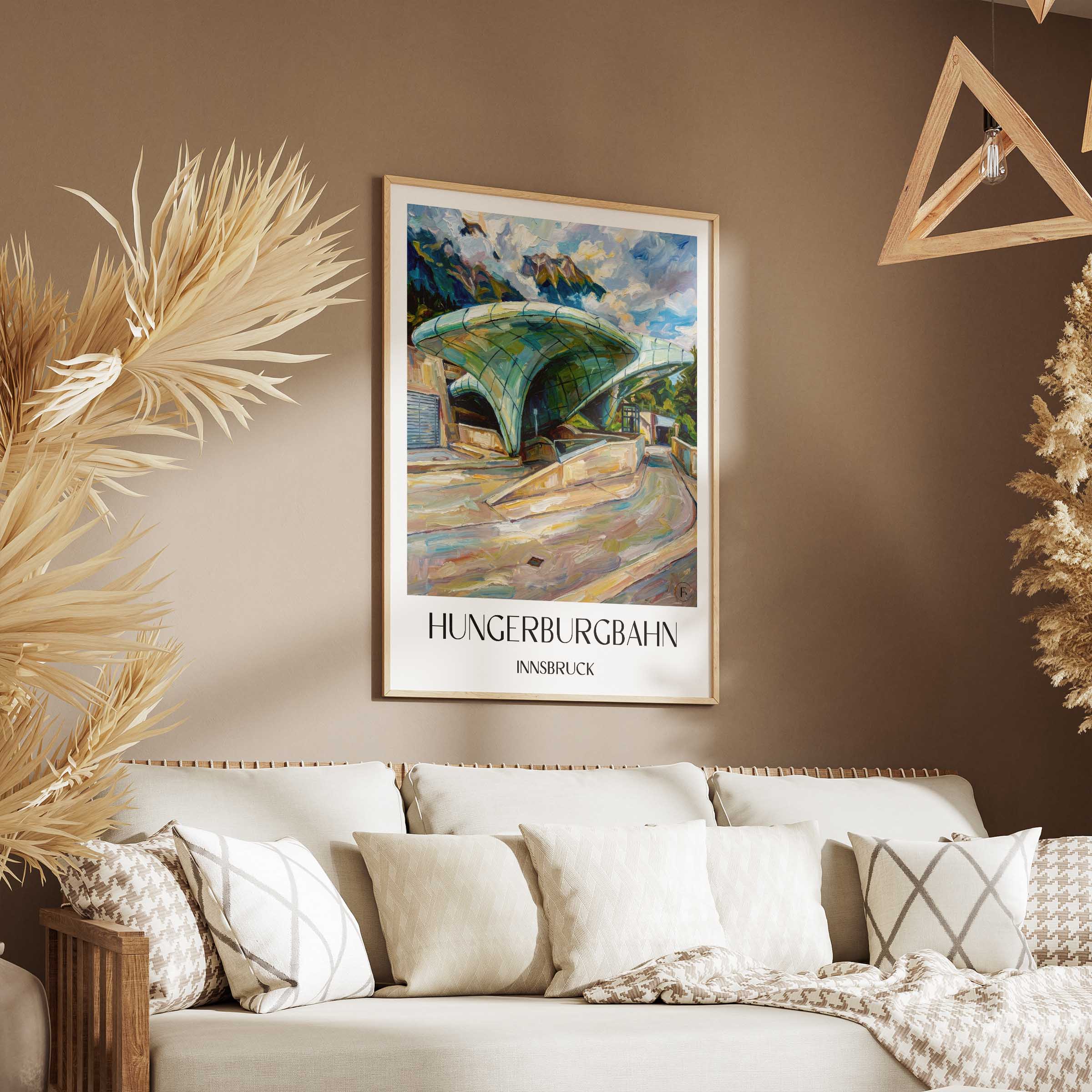 hungerburgbahn-innsbruck-österreich-poster-oil-painting-oelgemaelde