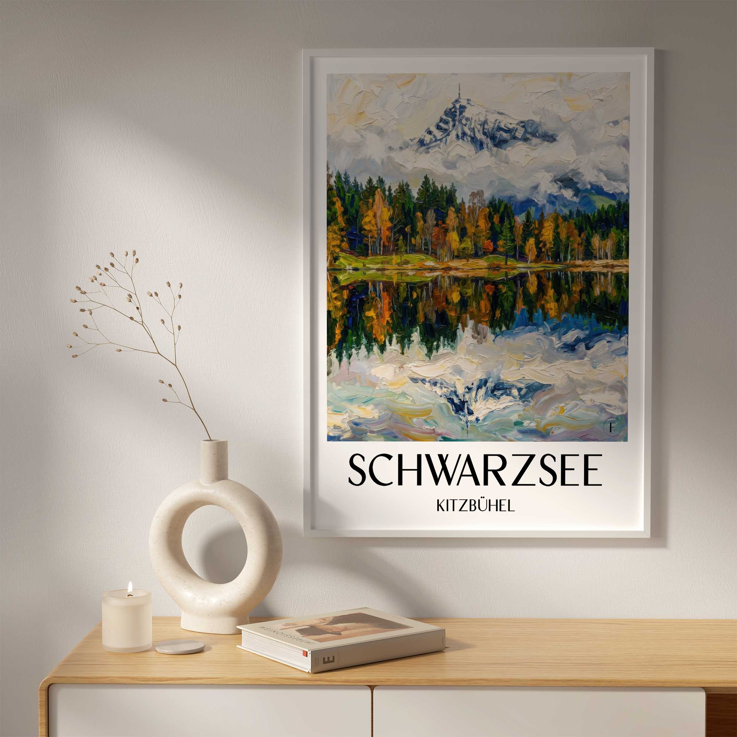 schwarzsee-kitzbühel-österreich-poster-oil-painting-oelgemaelde