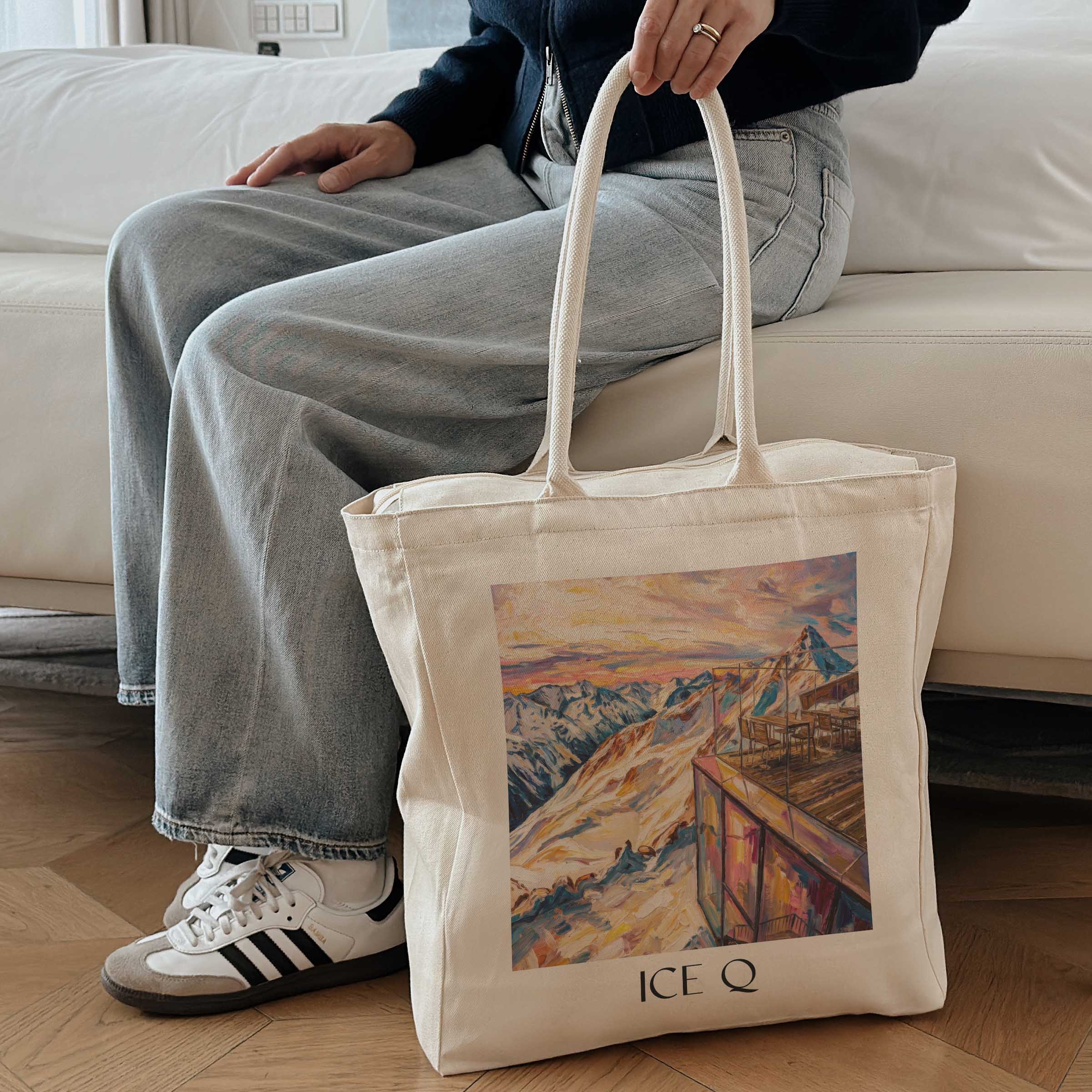 ice-q-sölden-österreich-einkaufstasche-oil-painting-oelgemaelde