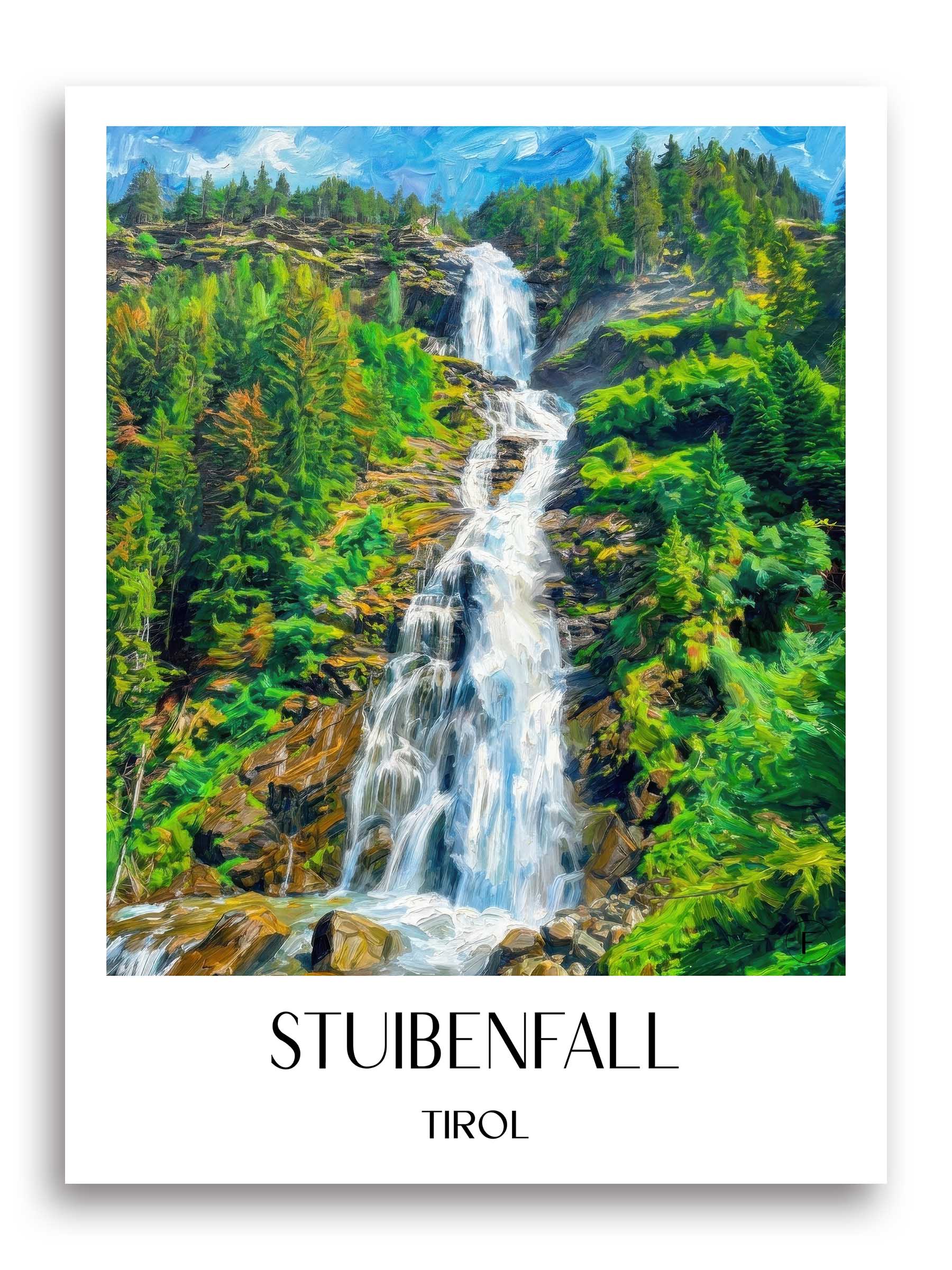 stuibenfall-tirol-österreich-poster-oil-painting-oelgemaelde