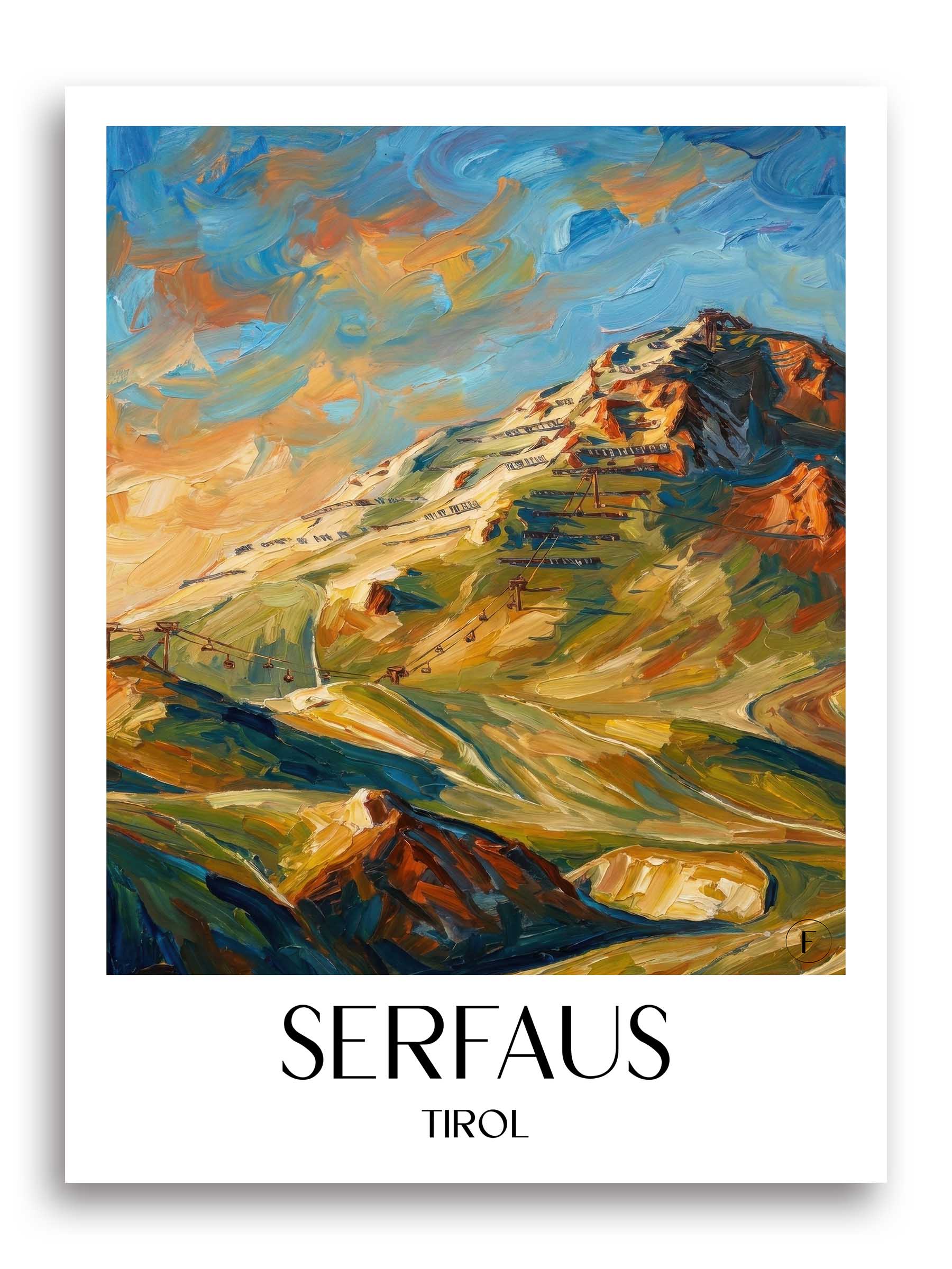 serfaus-tirol-österreich-poster-oil-painting-oelgemaelde