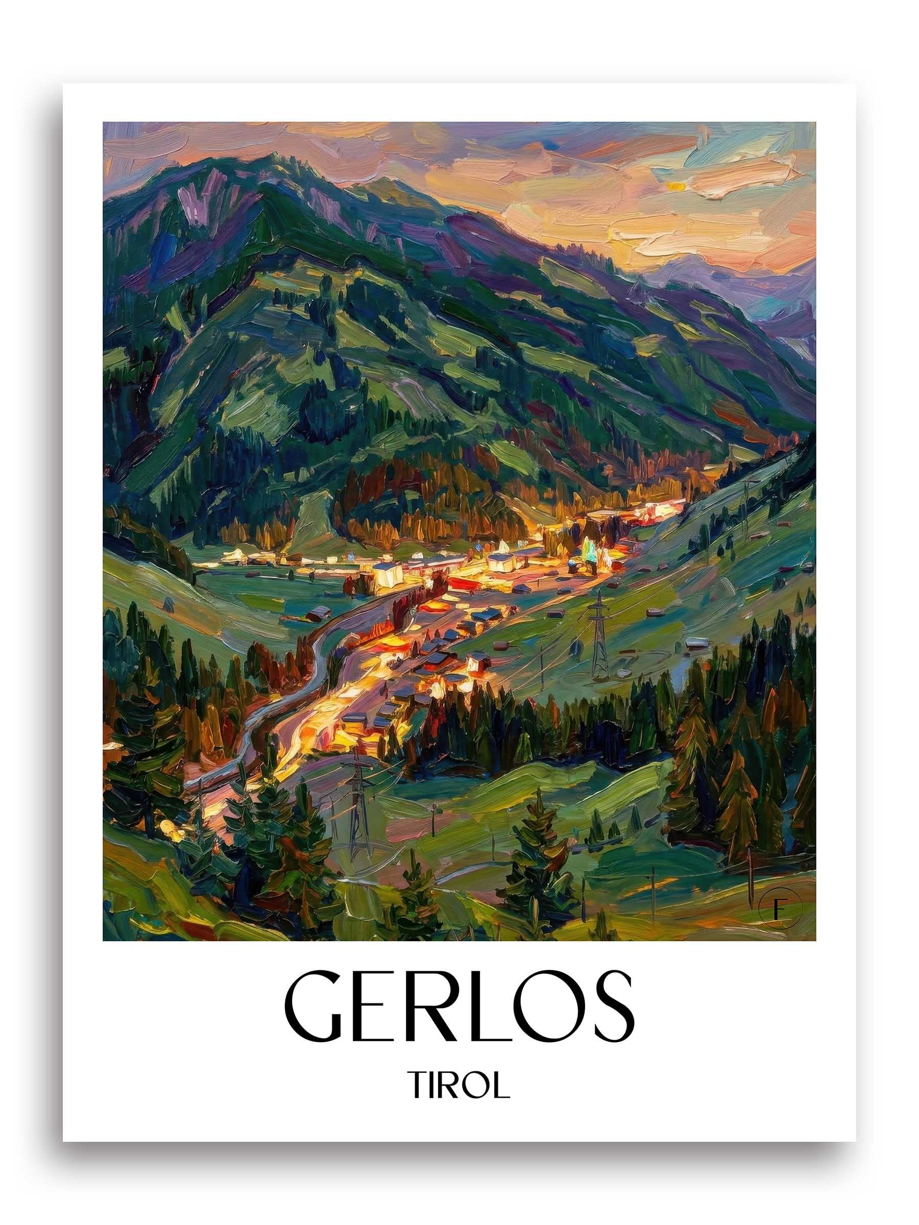 gerlos-tirol-österreich-poster-oil-painting-oelgemaelde