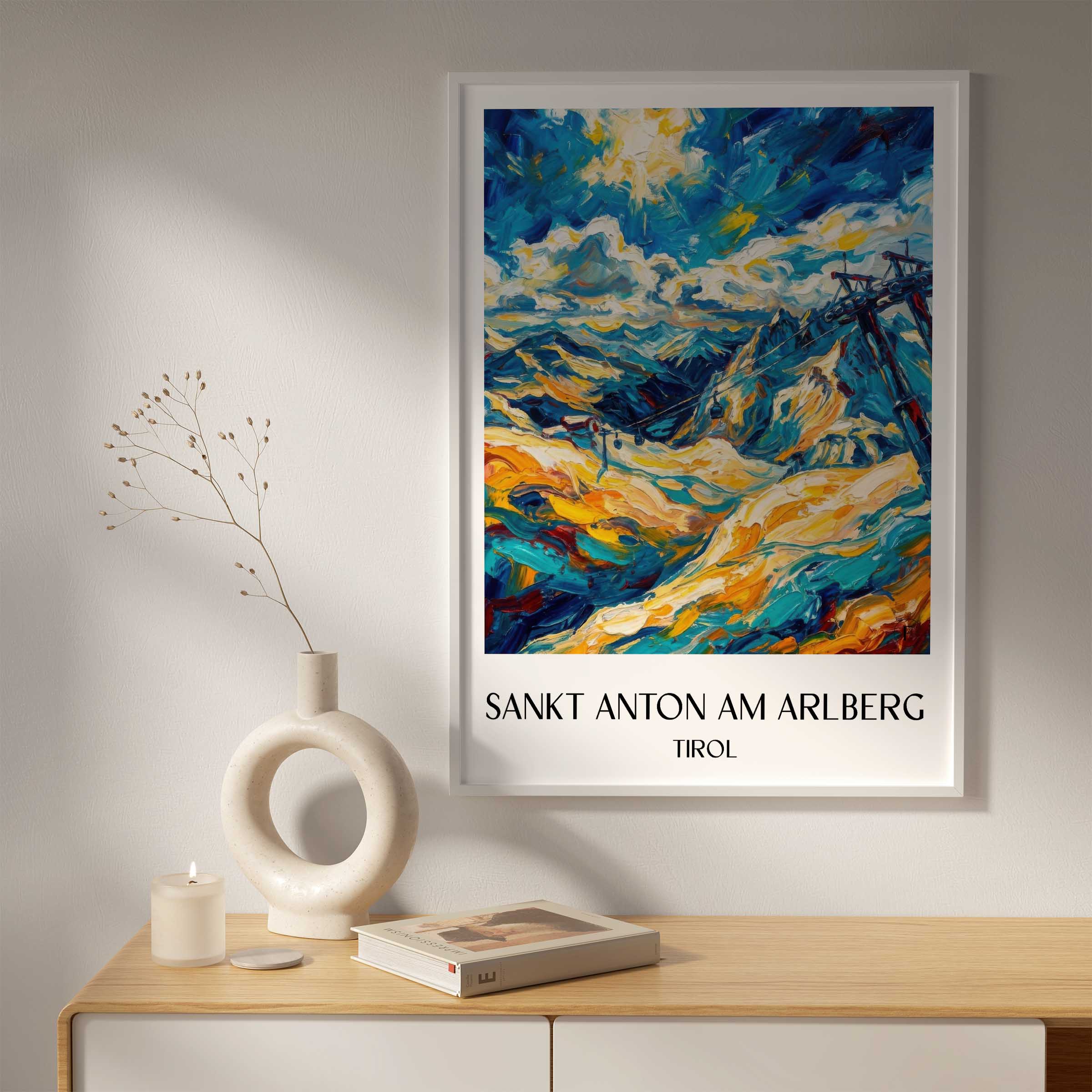 sankt-anton-am-arlberg-tirol-österreich-poster-oil-painting-oelgemaelde