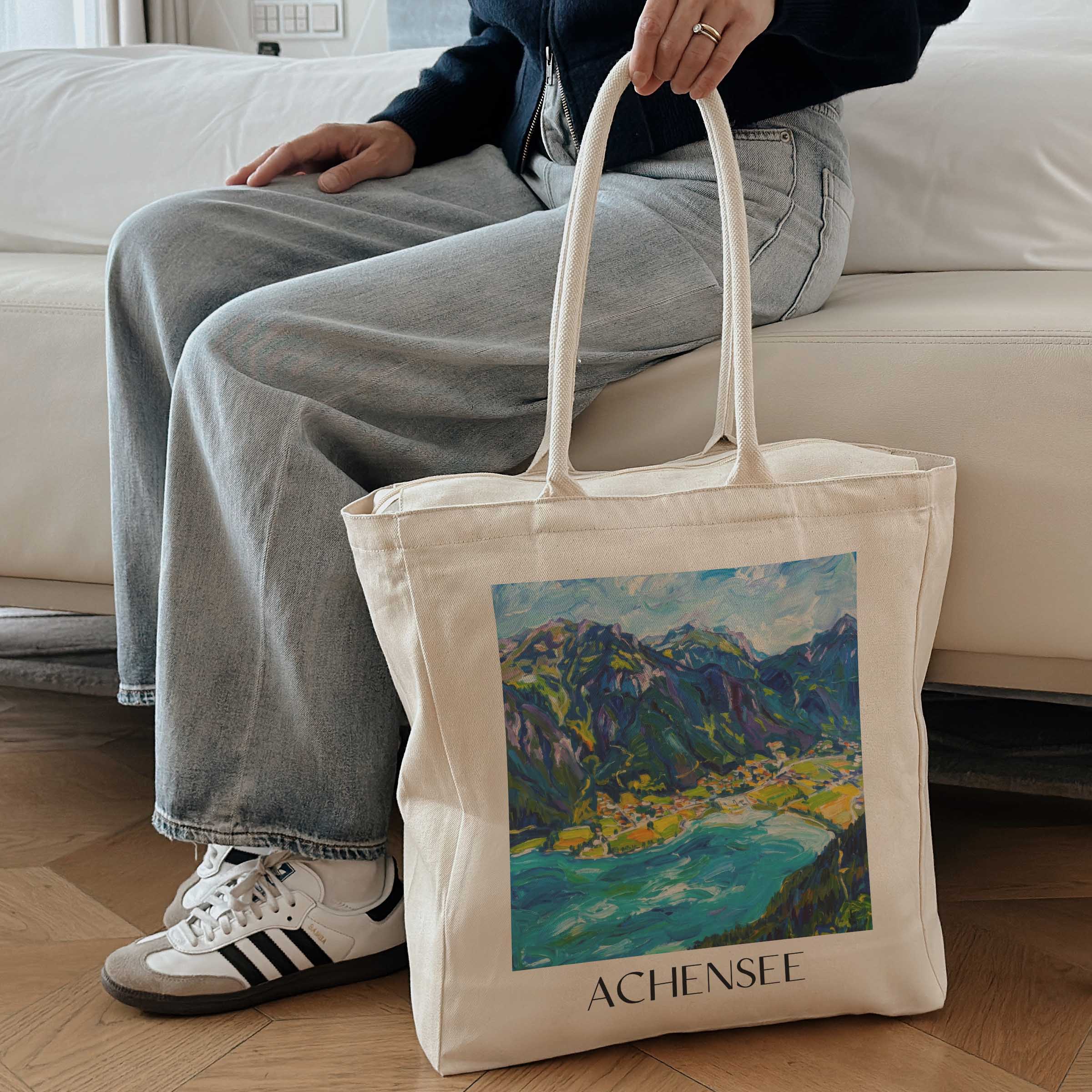 achensee--tirol-österreich-einkaufstasche-oil-painting-oelgemaelde