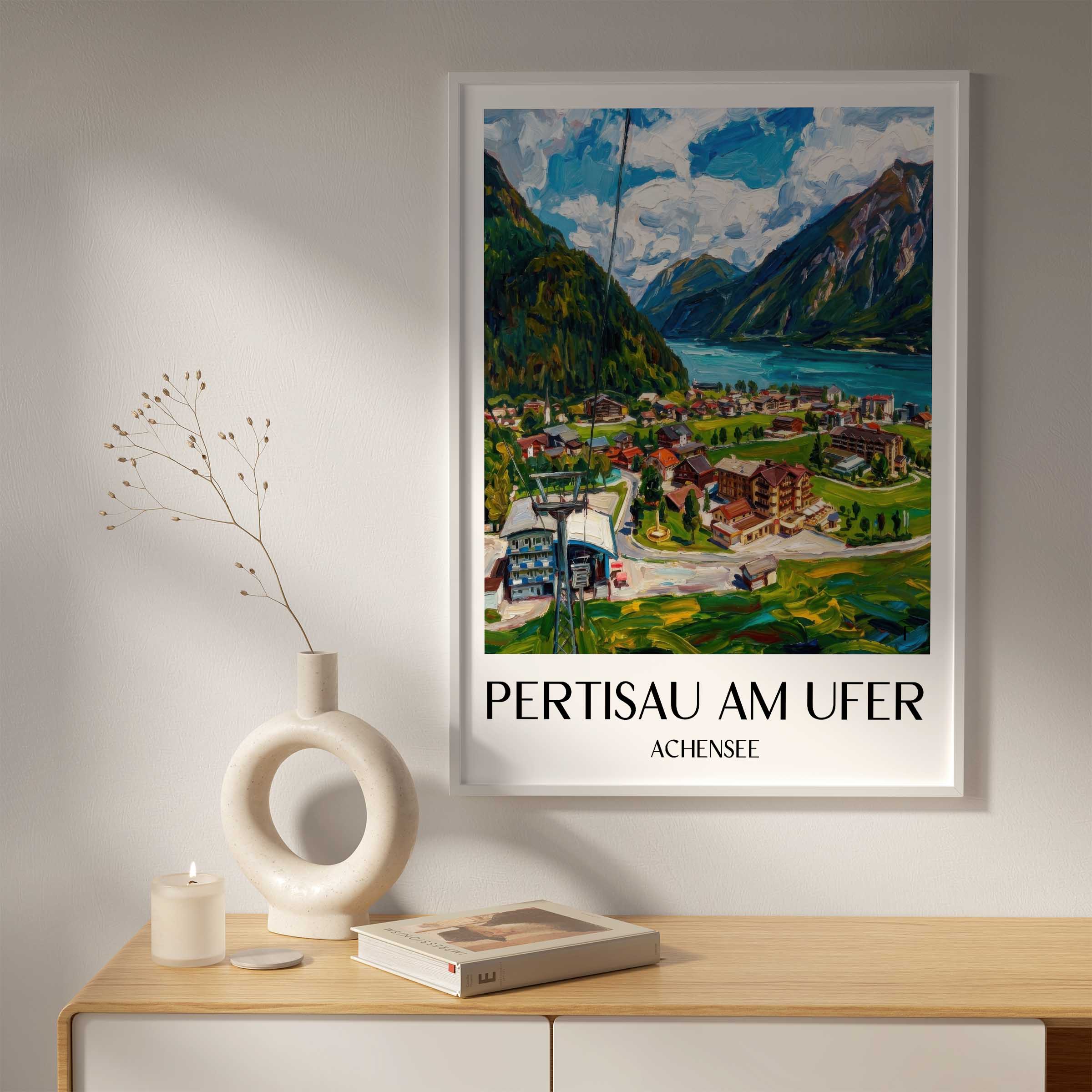 pertisau-am-ufer-achensee-österreich-poster-oil-painting-oelgemaelde