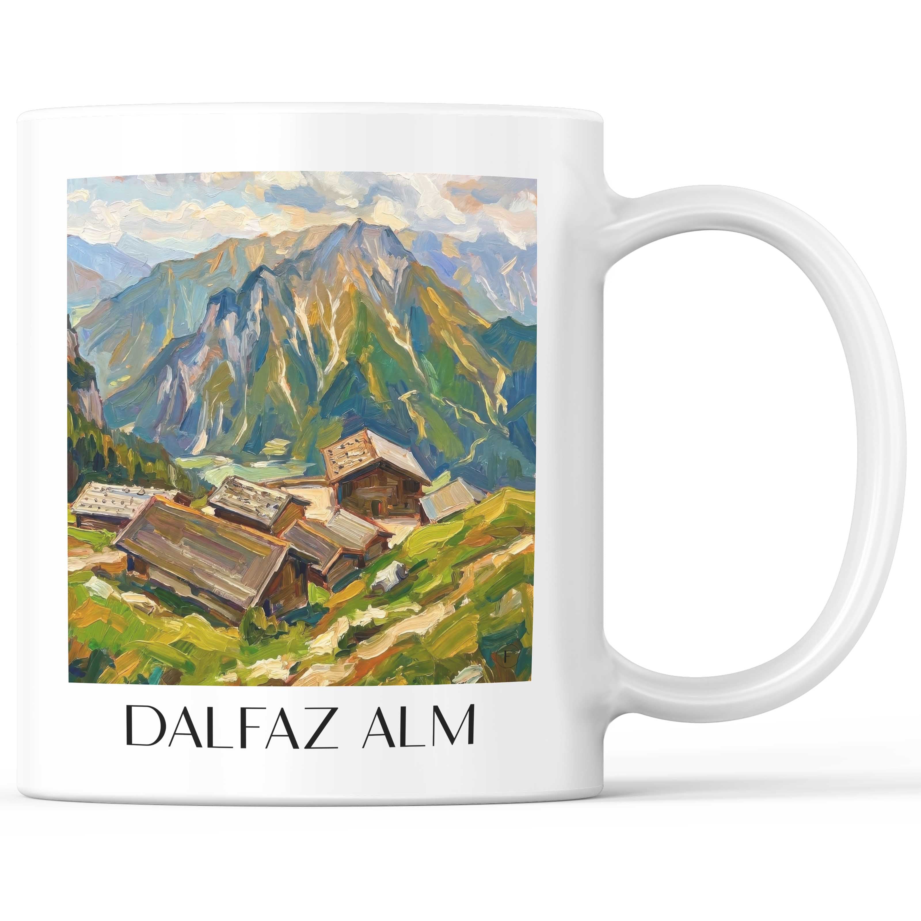 dalfaz-alm-achensee-österreich-kaffeebecher-oil-painting-oelgemaelde