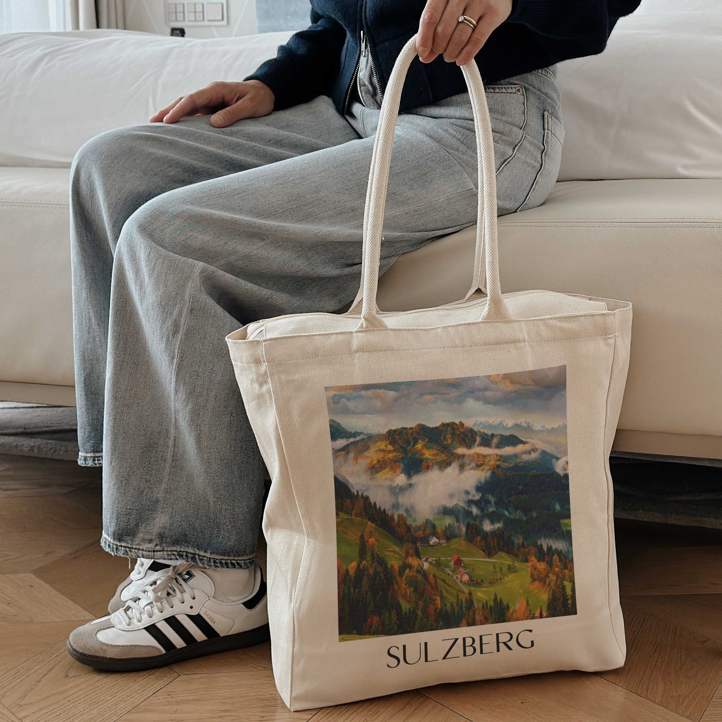 sulzberg-vorarlberg-österreich-einkaufstasche-oil-painting-oelgemaelde