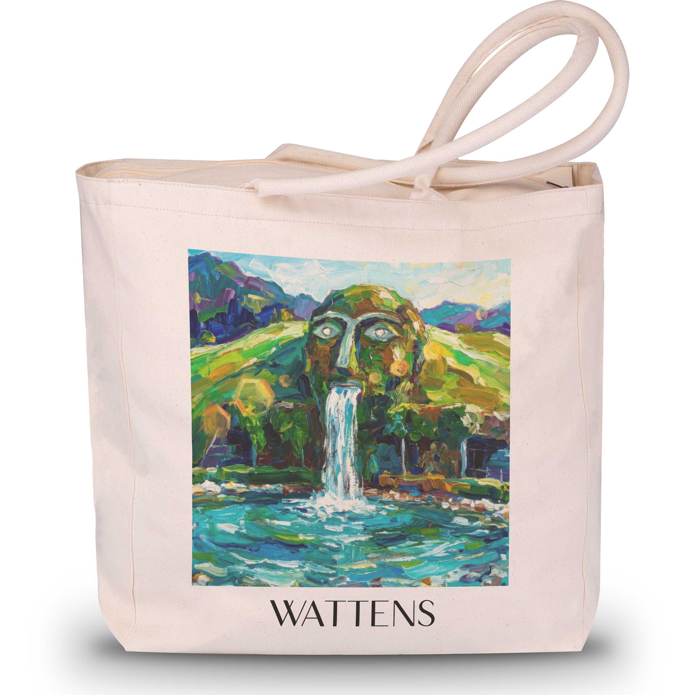 wattens-tirol-österreich-einkaufstasche-oil-painting-oelgemaelde