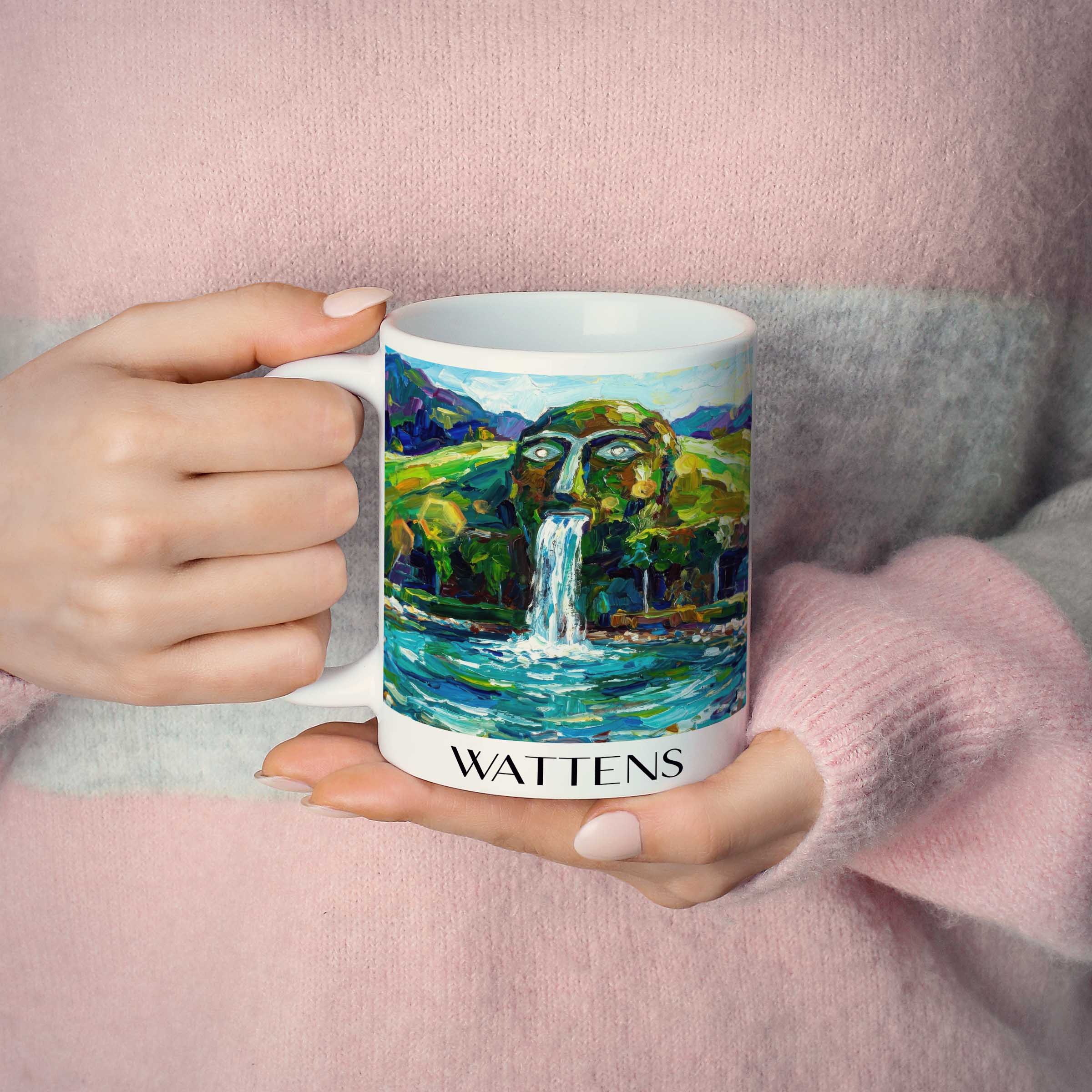 wattens-tirol-österreich-kaffeebecher-oil-painting-oelgemaelde