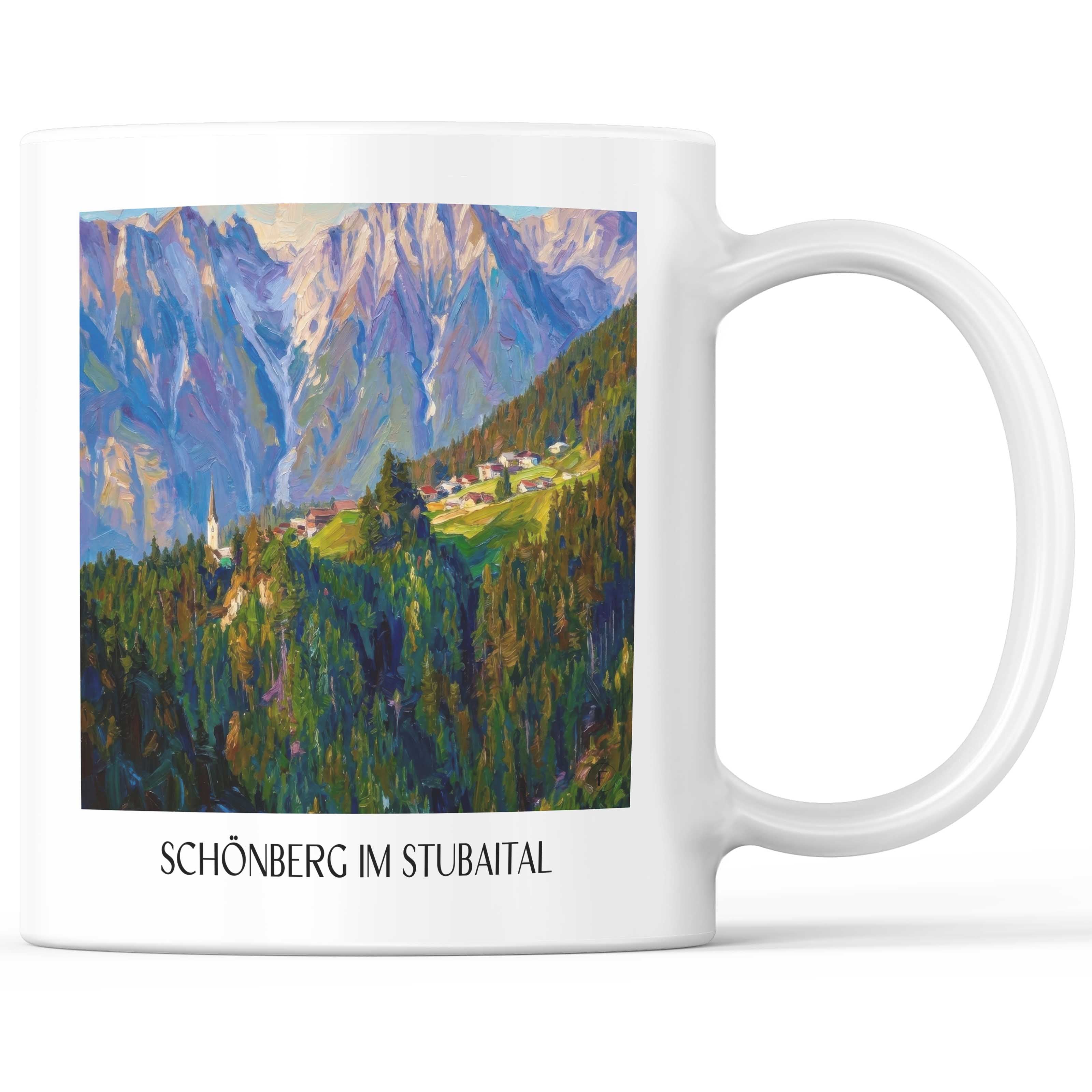 schönberg-im-stubaital-österreich-österreich-kaffeebecher-oil-painting-oelgemaelde
