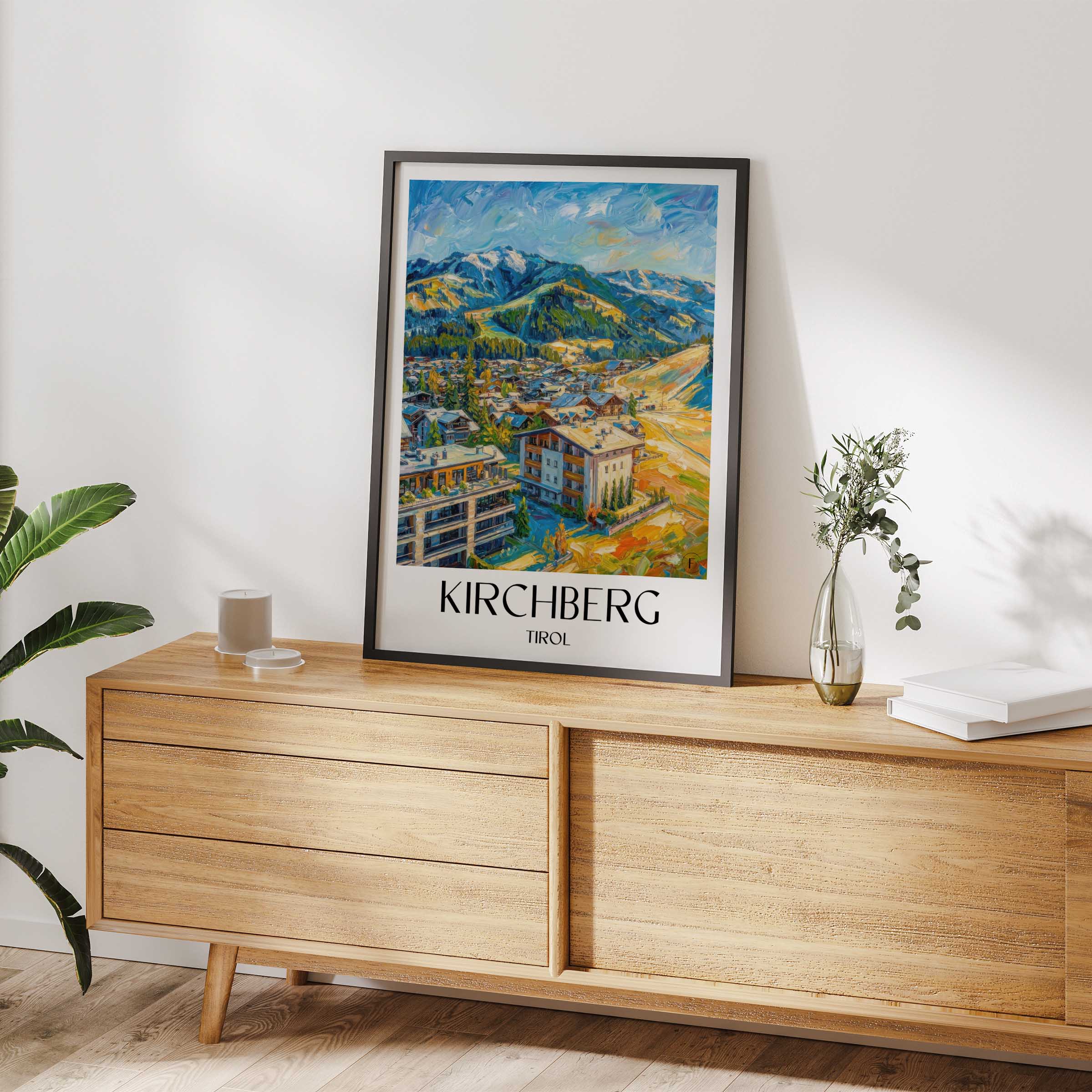 kirchberg-tirol-österreich-poster-oil-painting-oelgemaelde