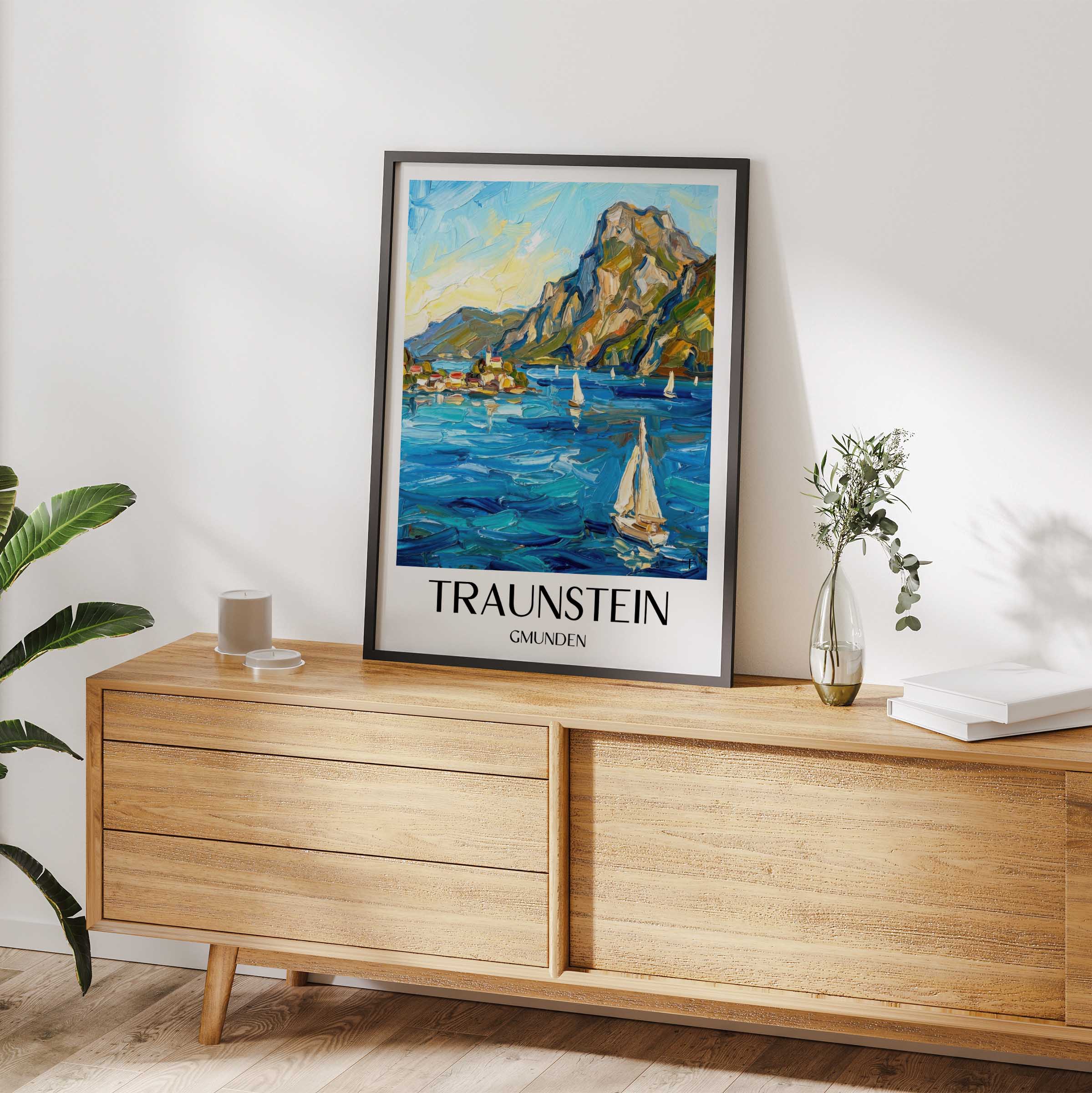 traunstein-gmunden-österreich-poster-oil-painting-oelgemaelde