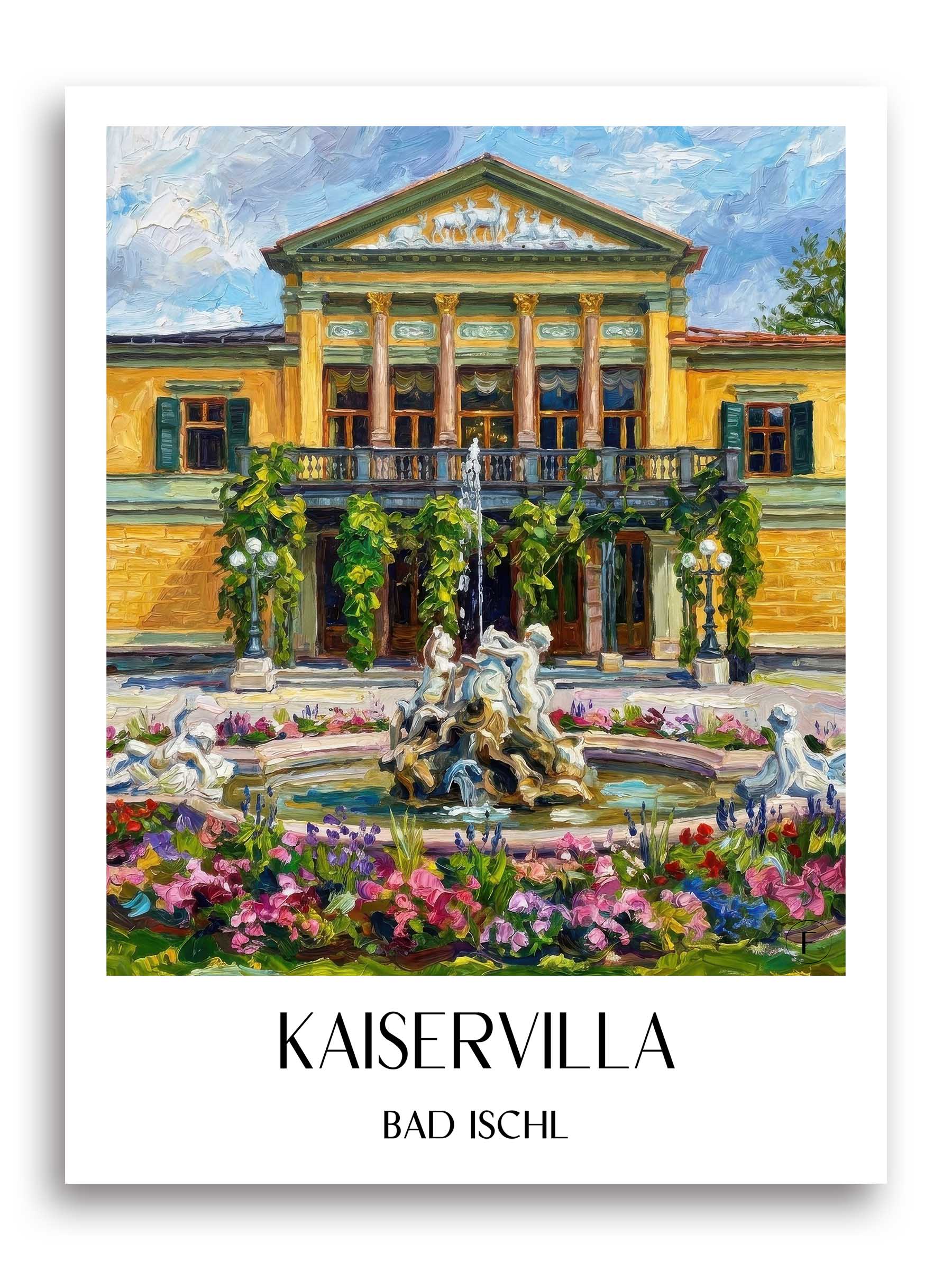 kaiservilla-bad-ischl-österreich-poster-oil-painting-oelgemaelde