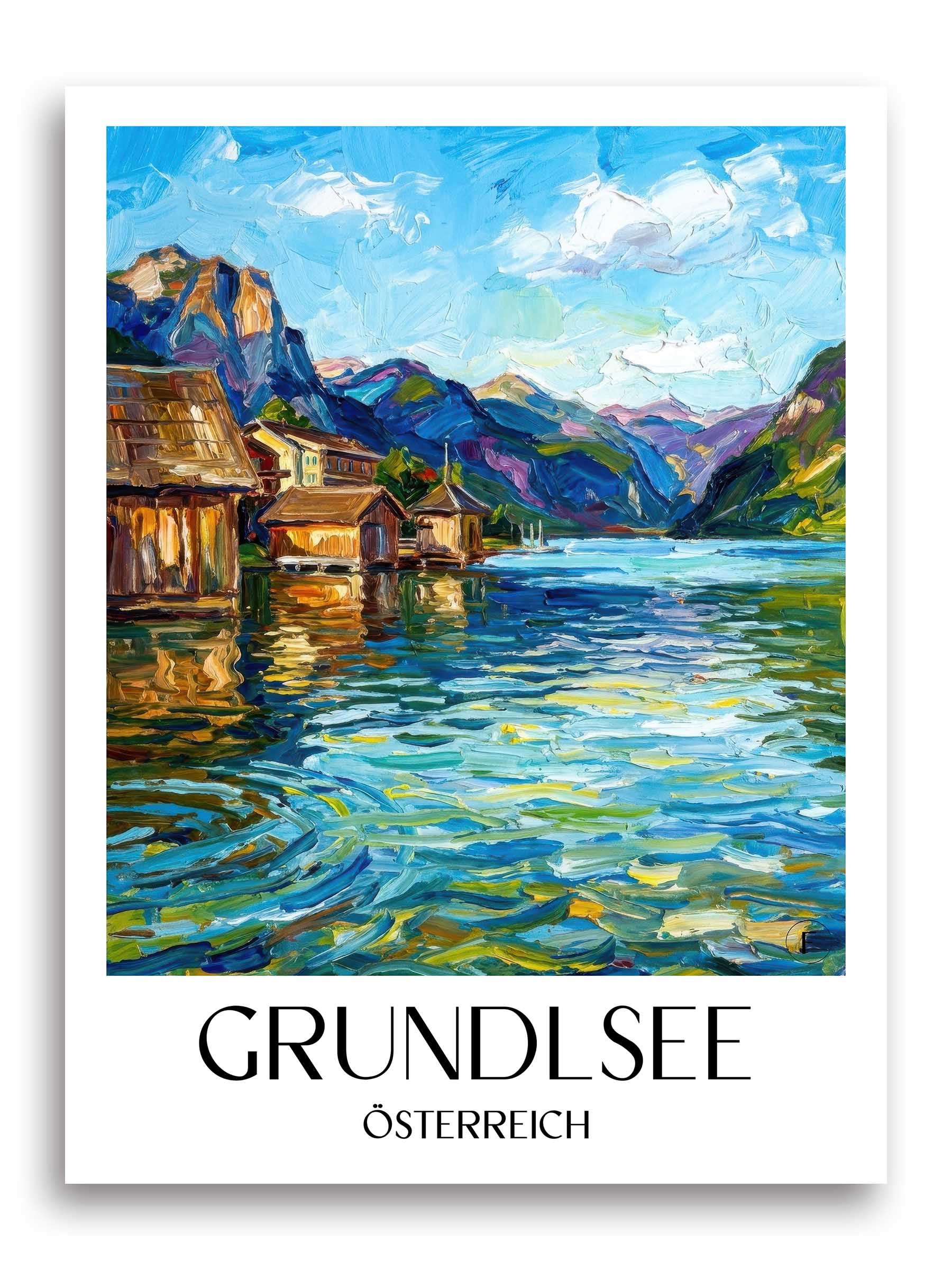 grundlsee-österreich-österreich-poster-oil-painting-oelgemaelde