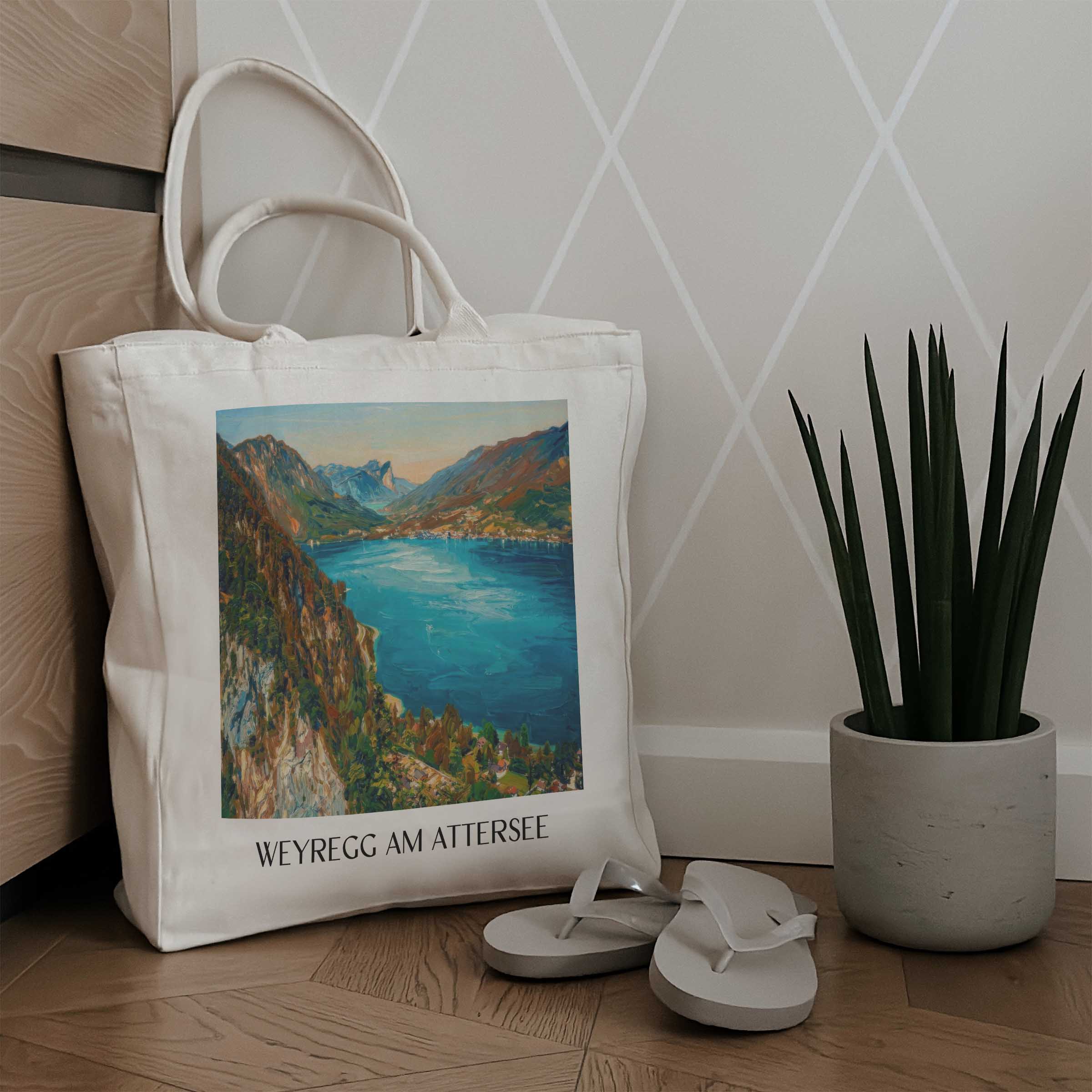 weyregg-am-attersee-österreich-österreich-einkaufstasche-oil-painting-oelgemaelde