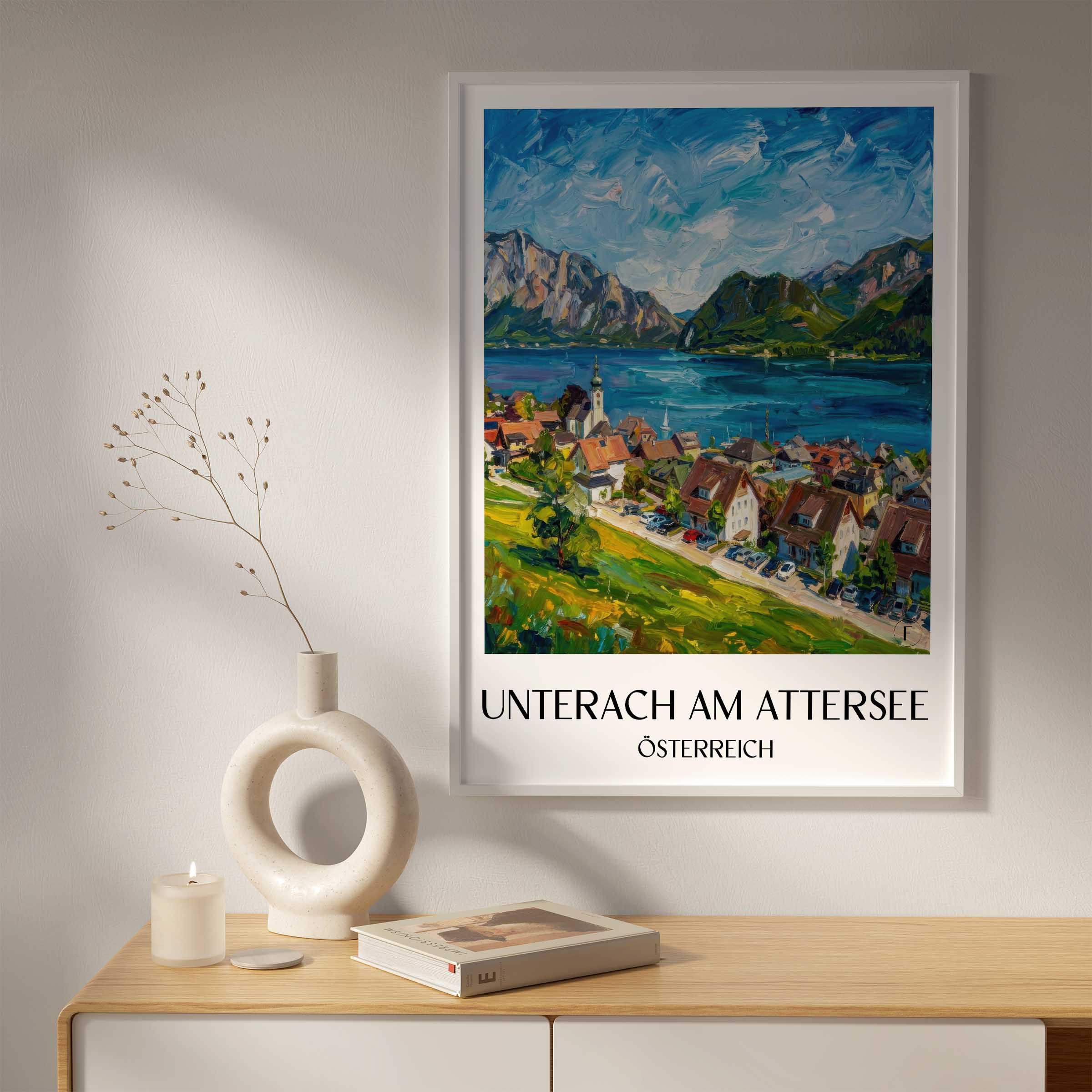 unterach-am-attersee-österreich-österreich-poster-oil-painting-oelgemaelde