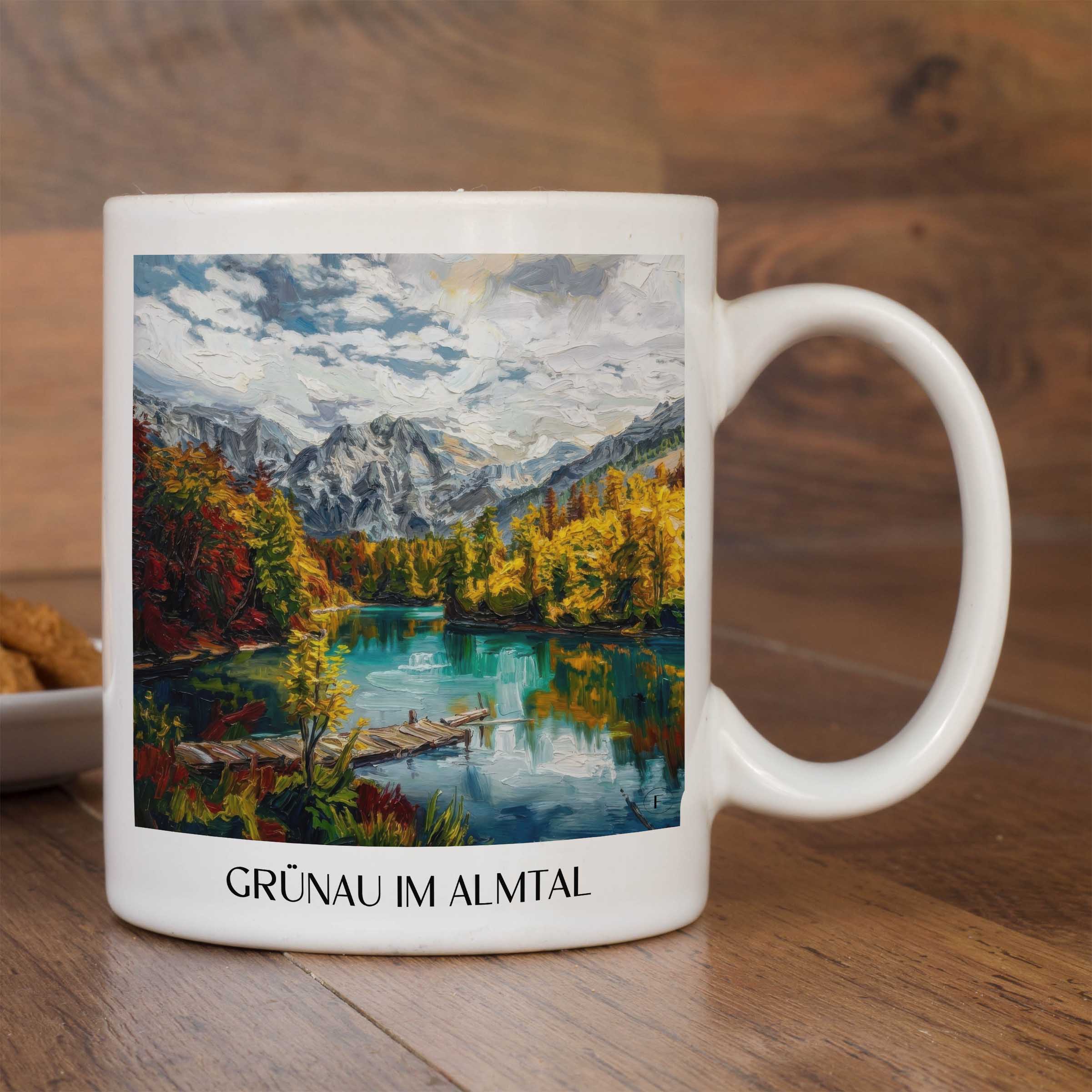grünau-im-almtal-österreich-österreich-kaffeebecher-oil-painting-oelgemaelde