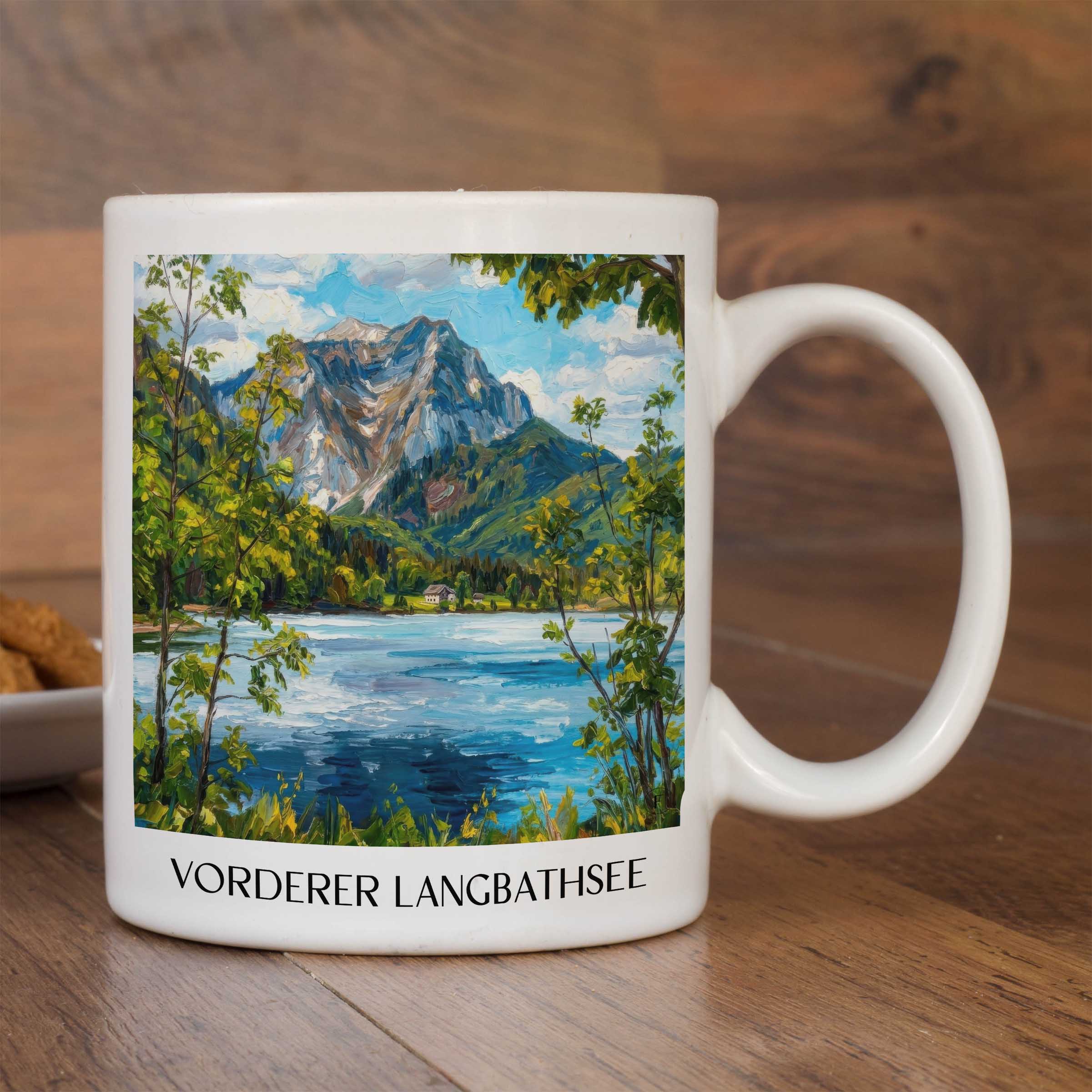 vorderer-langbathsee-österreich-österreich-kaffeebecher-oil-painting-oelgemaelde