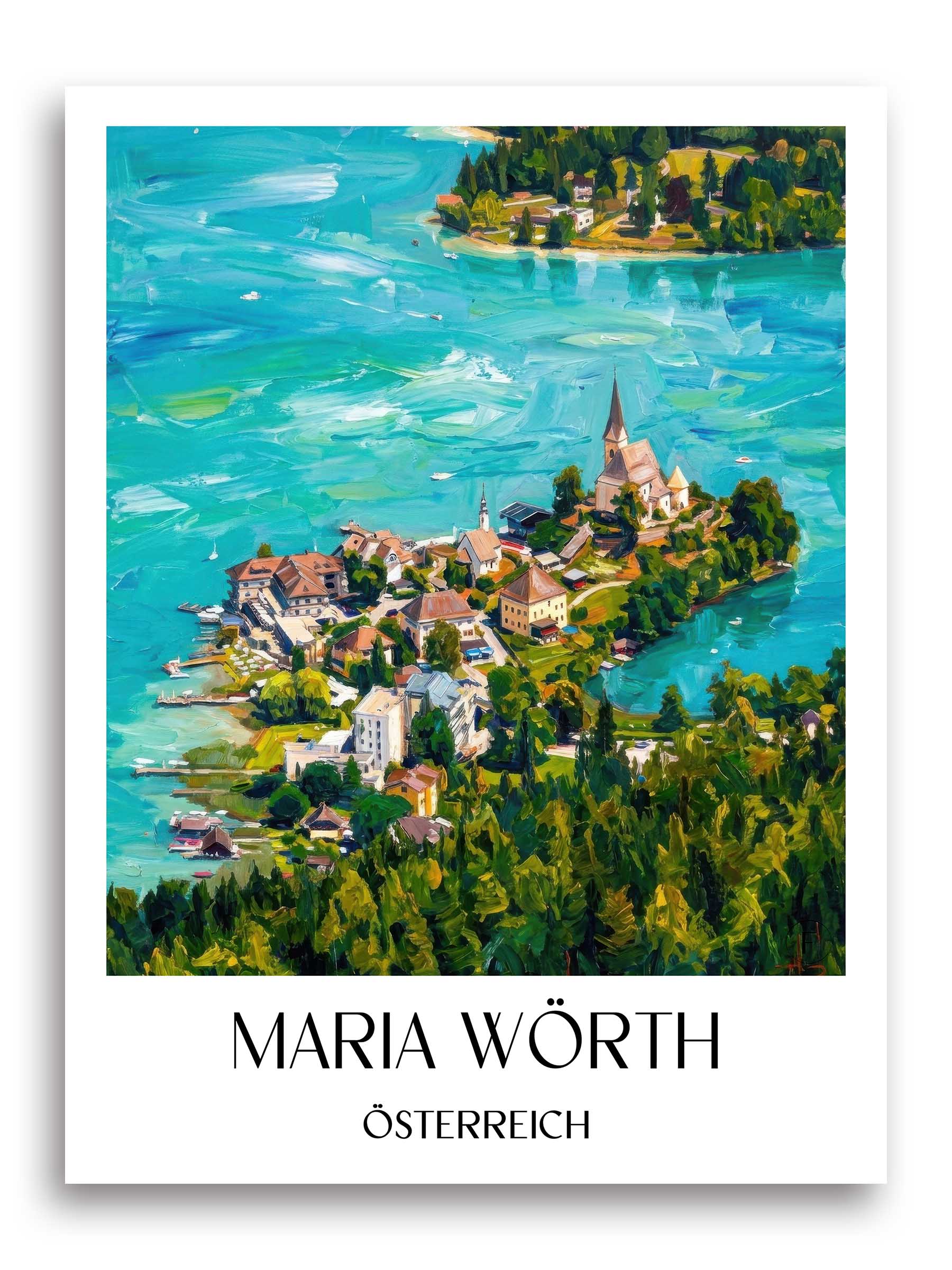maria-wörth--österreich-österreich-poster-oil-painting-oelgemaelde