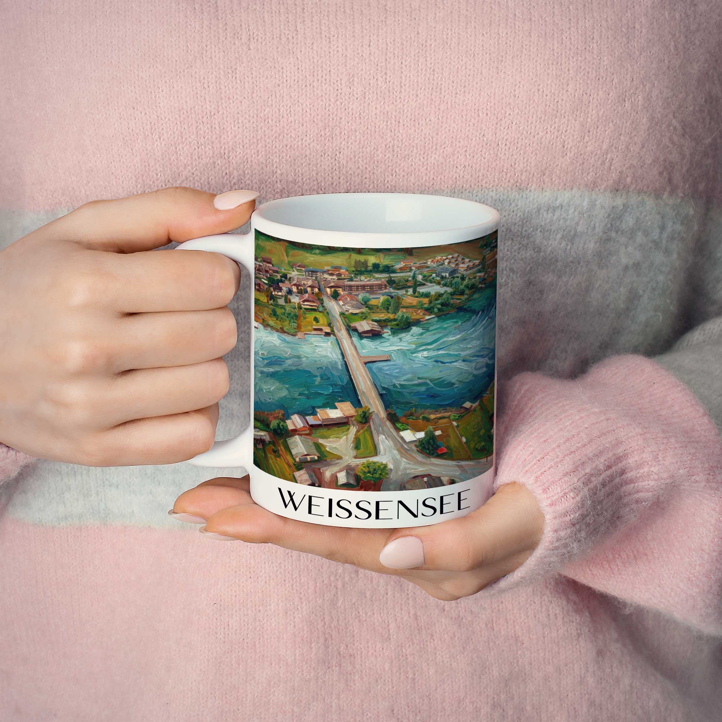 weissensee-kärnten-österreich-kaffeebecher-oil-painting-oelgemaelde