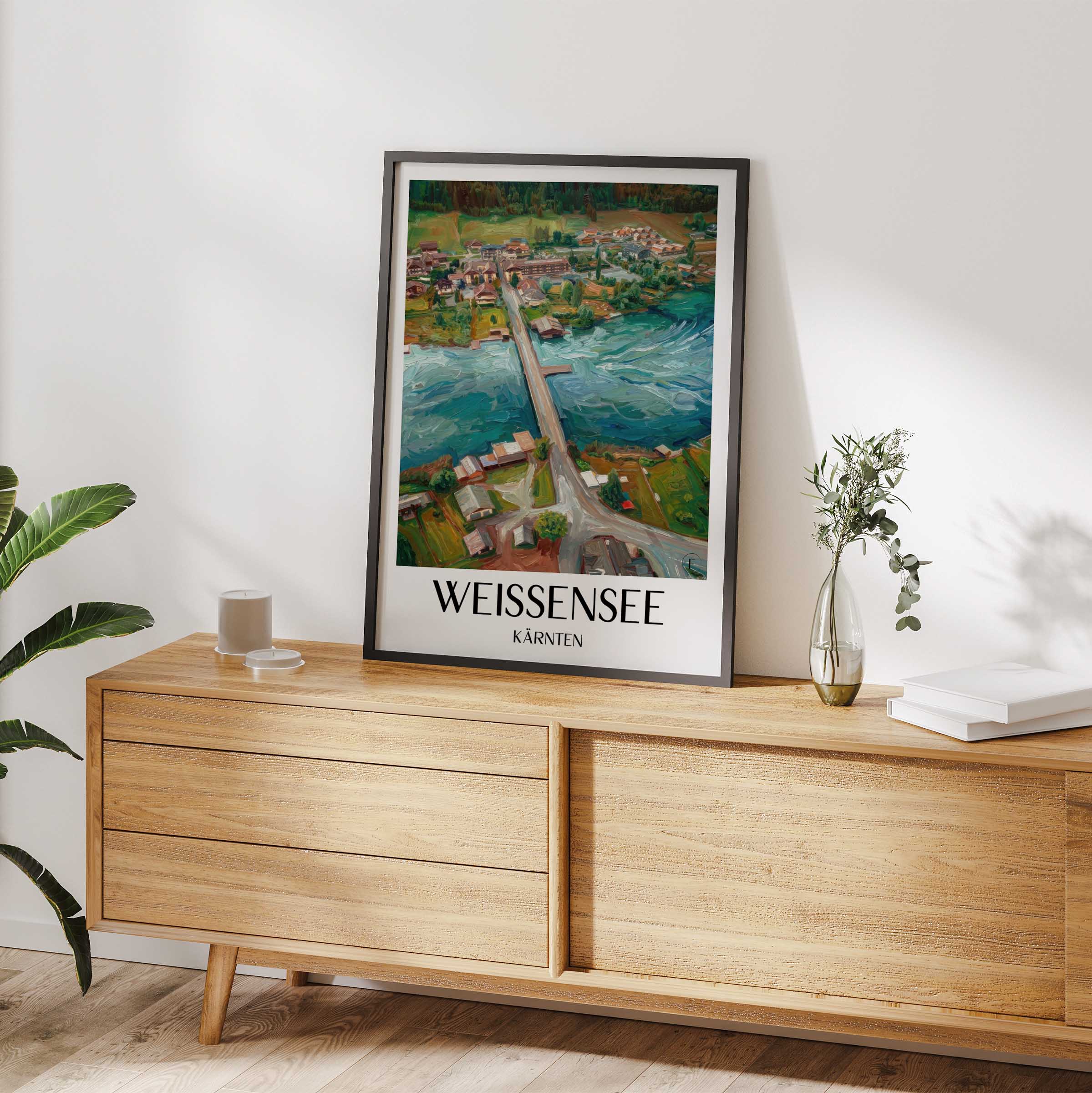 weissensee-kärnten-österreich-poster-oil-painting-oelgemaelde