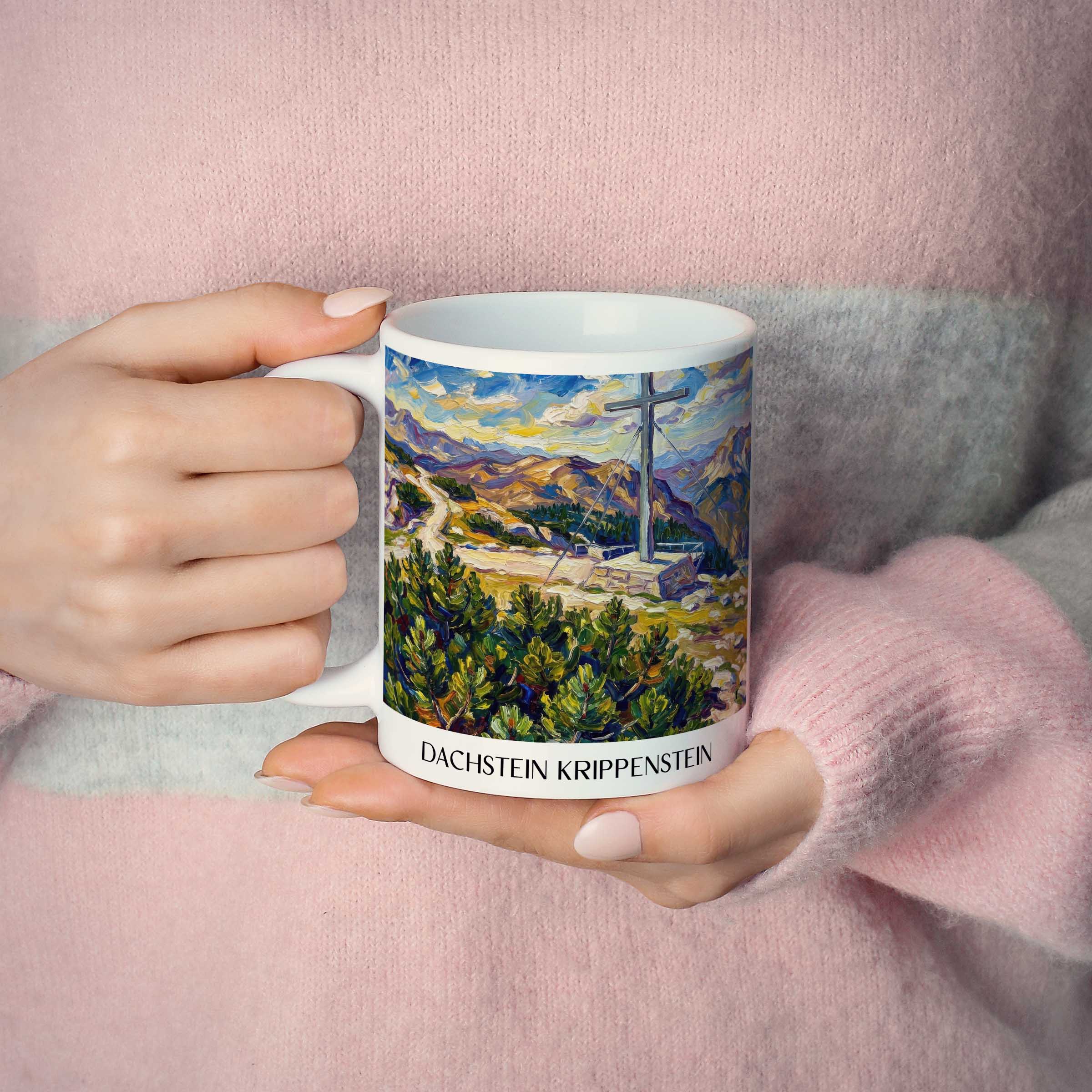 dachstein-krippenstein-österreich-österreich-kaffeebecher-oil-painting-oelgemaelde