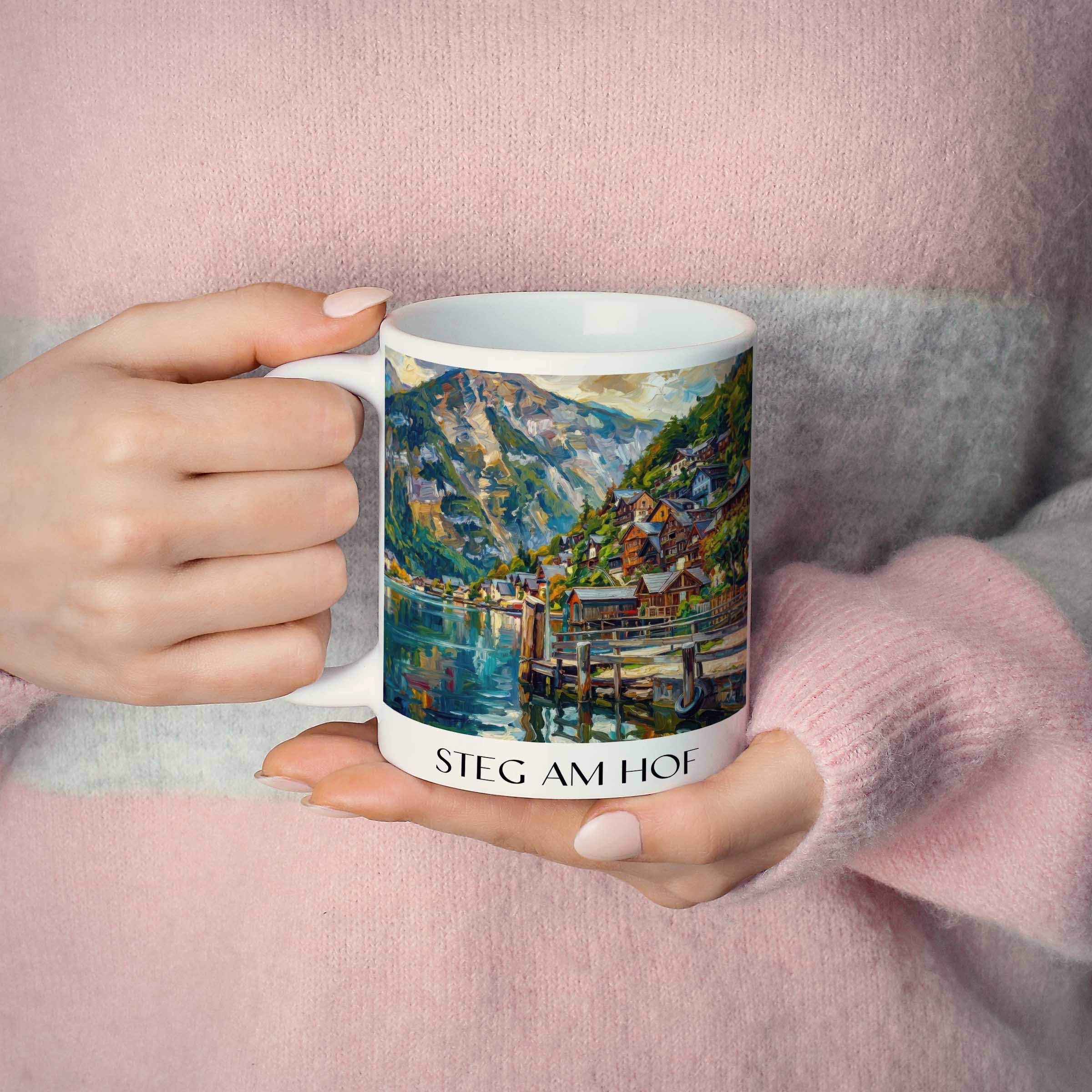 steg-am-hof-hallstatt-österreich-kaffeebecher-oil-painting-oelgemaelde