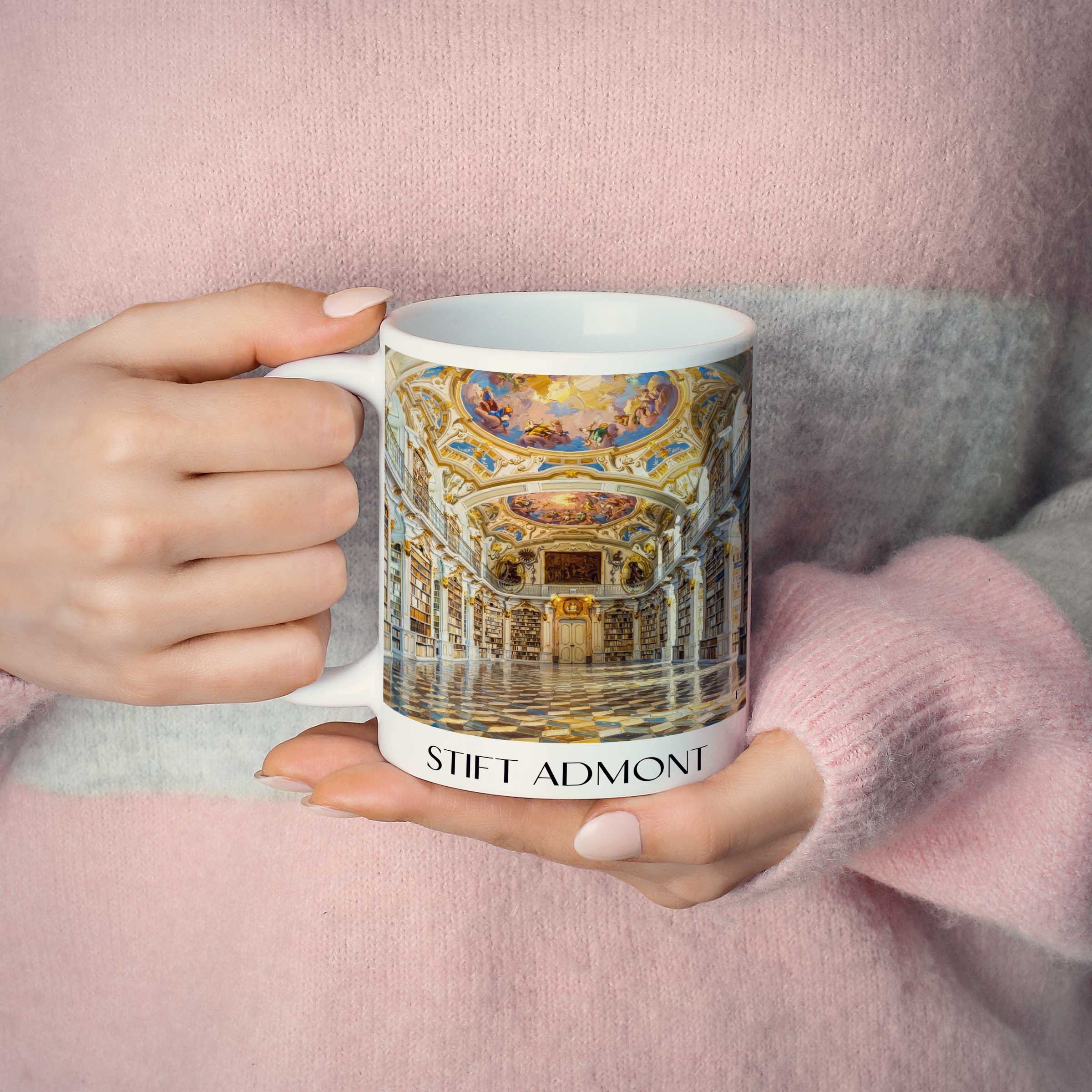 stift-admont-steiermark-österreich-kaffeebecher-oil-painting-oelgemaelde