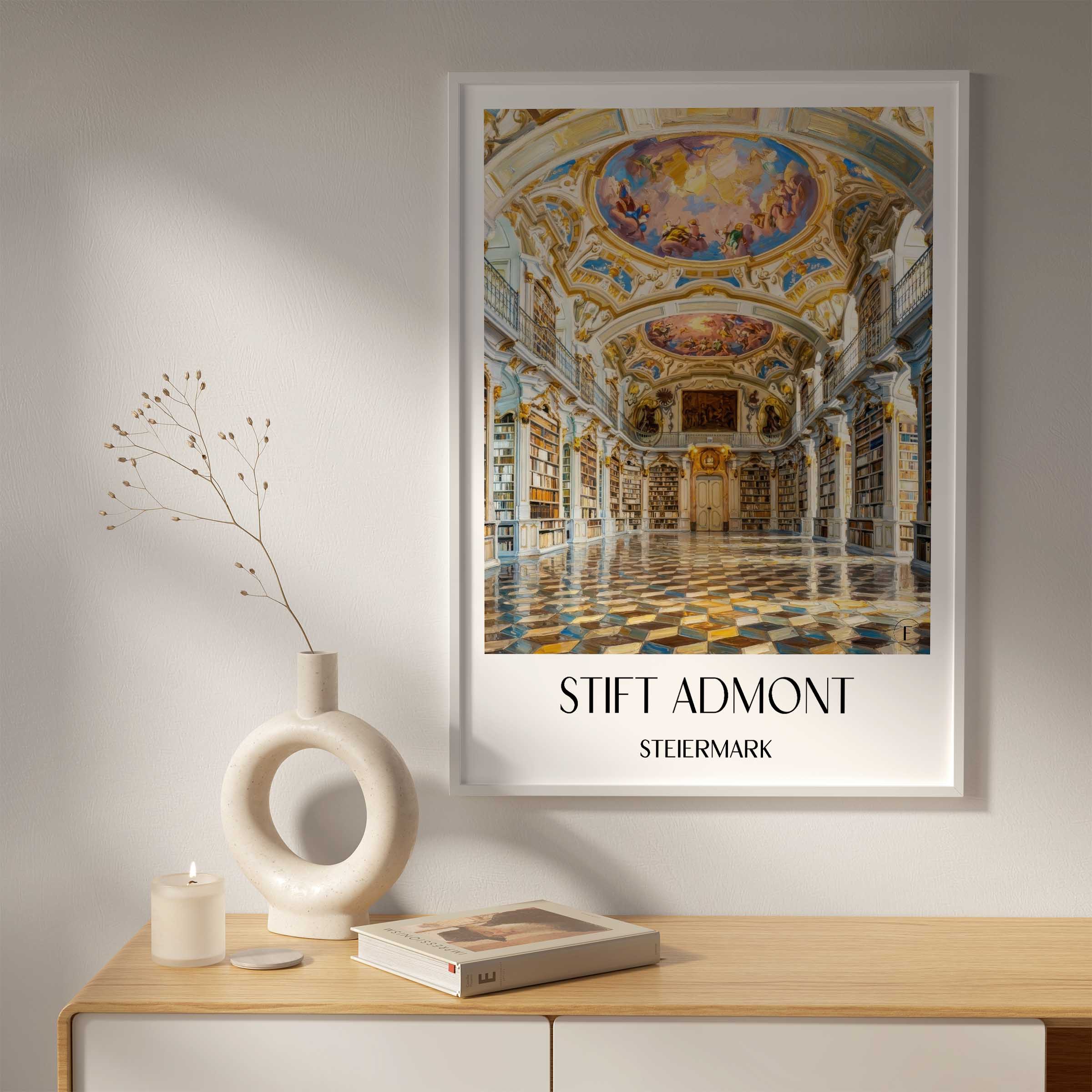 stift-admont-steiermark-österreich-poster-oil-painting-oelgemaelde